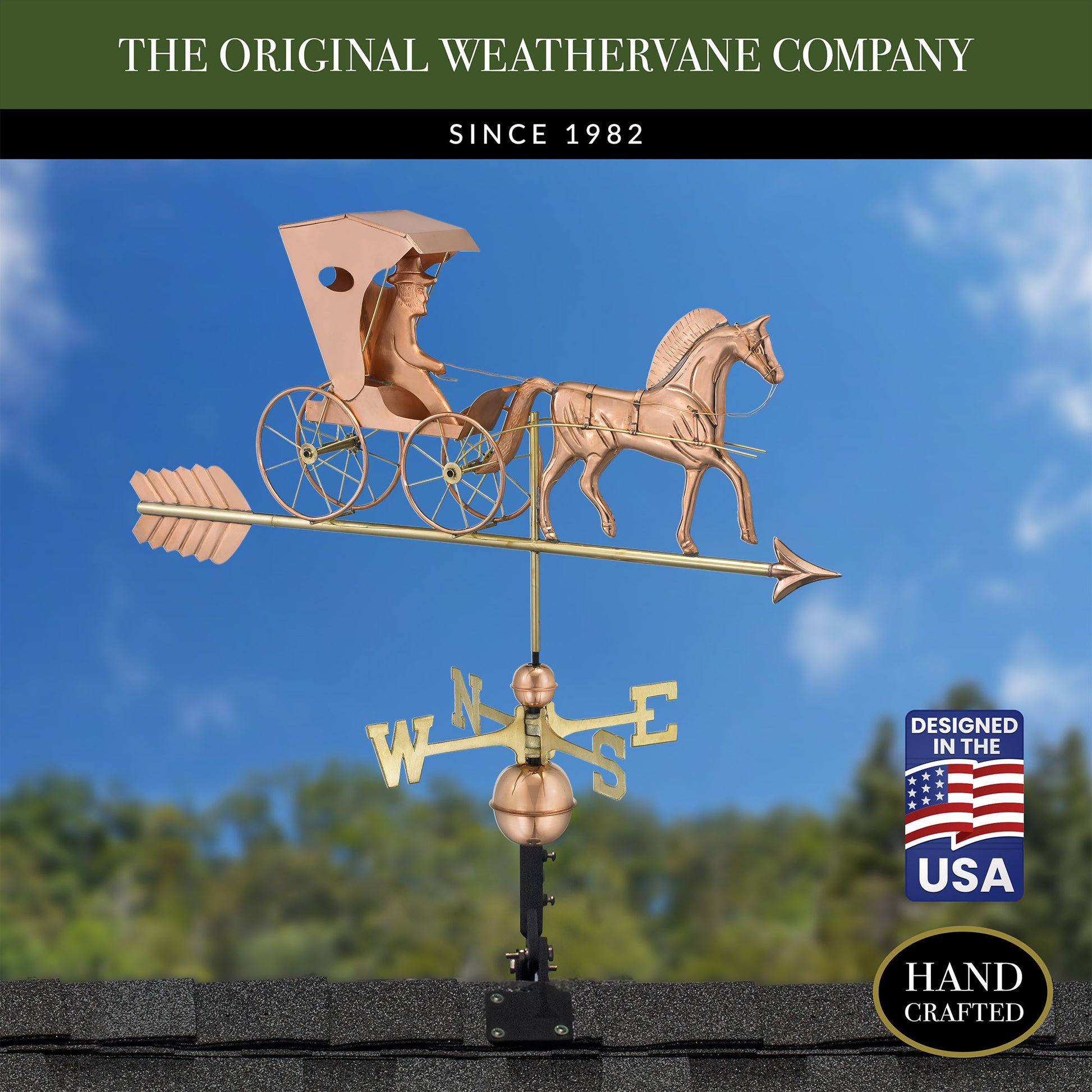 Country Doctor Weathervane with Arrow - Good Directions