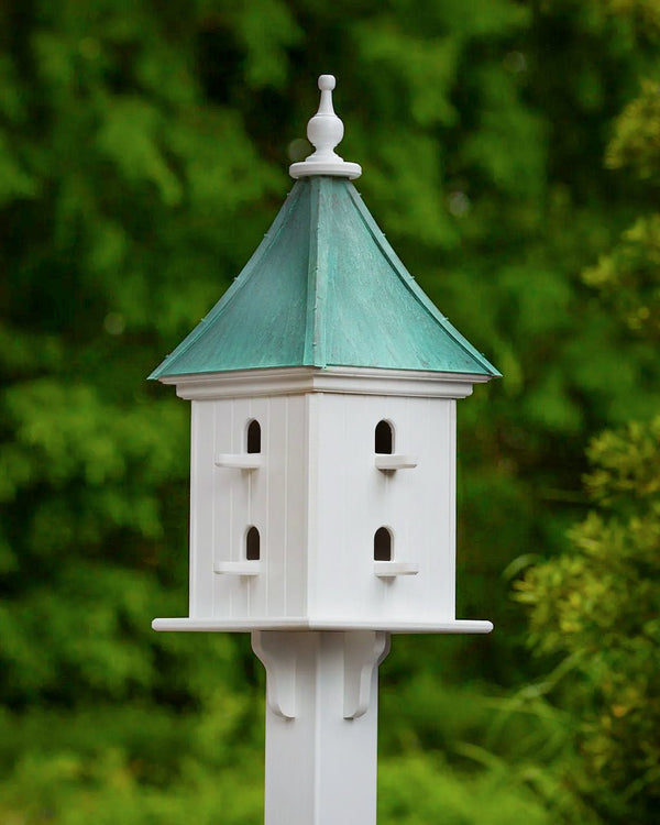Courtyard Bird House — Aged Copper Roof - Good Directions