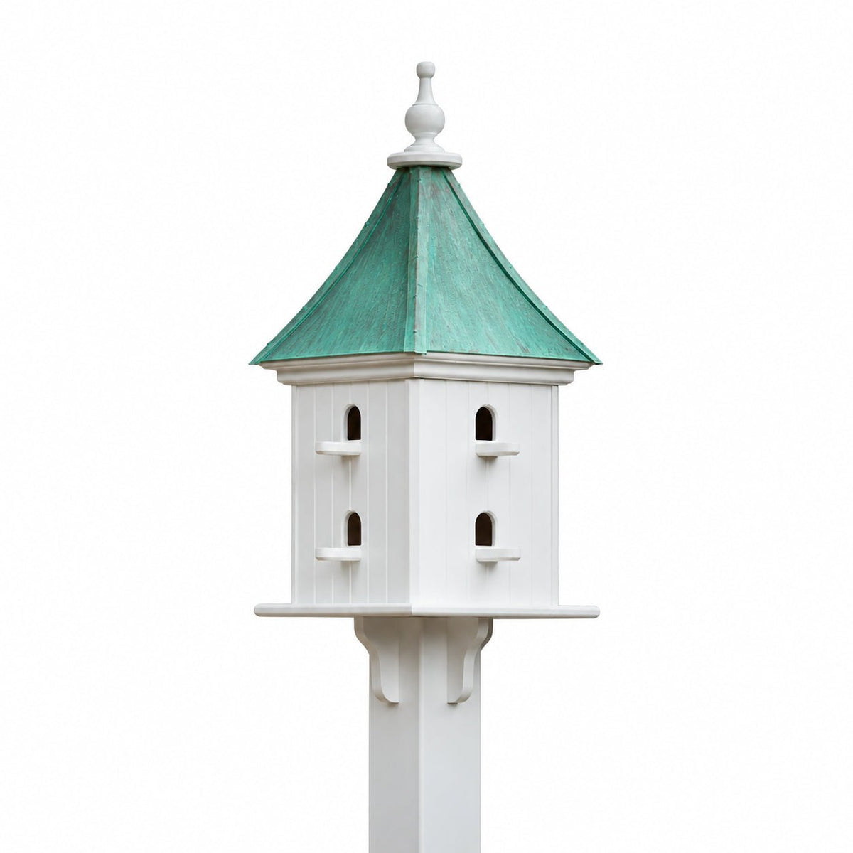 Courtyard Bird House — Aged Copper Roof - Good Directions