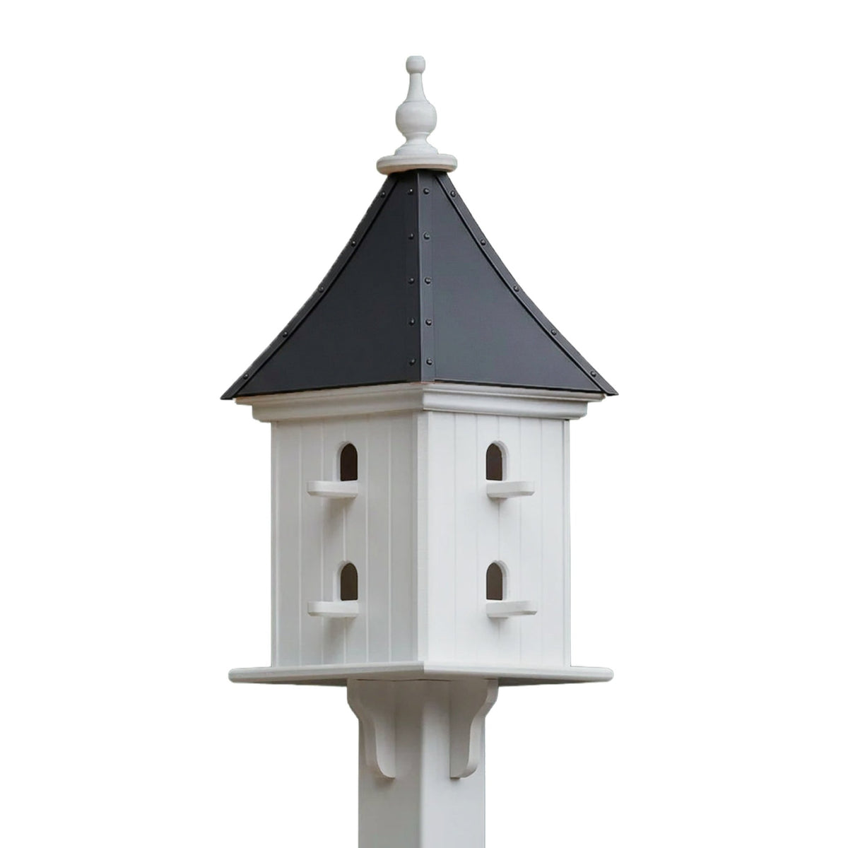 Courtyard Bird House — Black Aluminum Roof - Good Directions