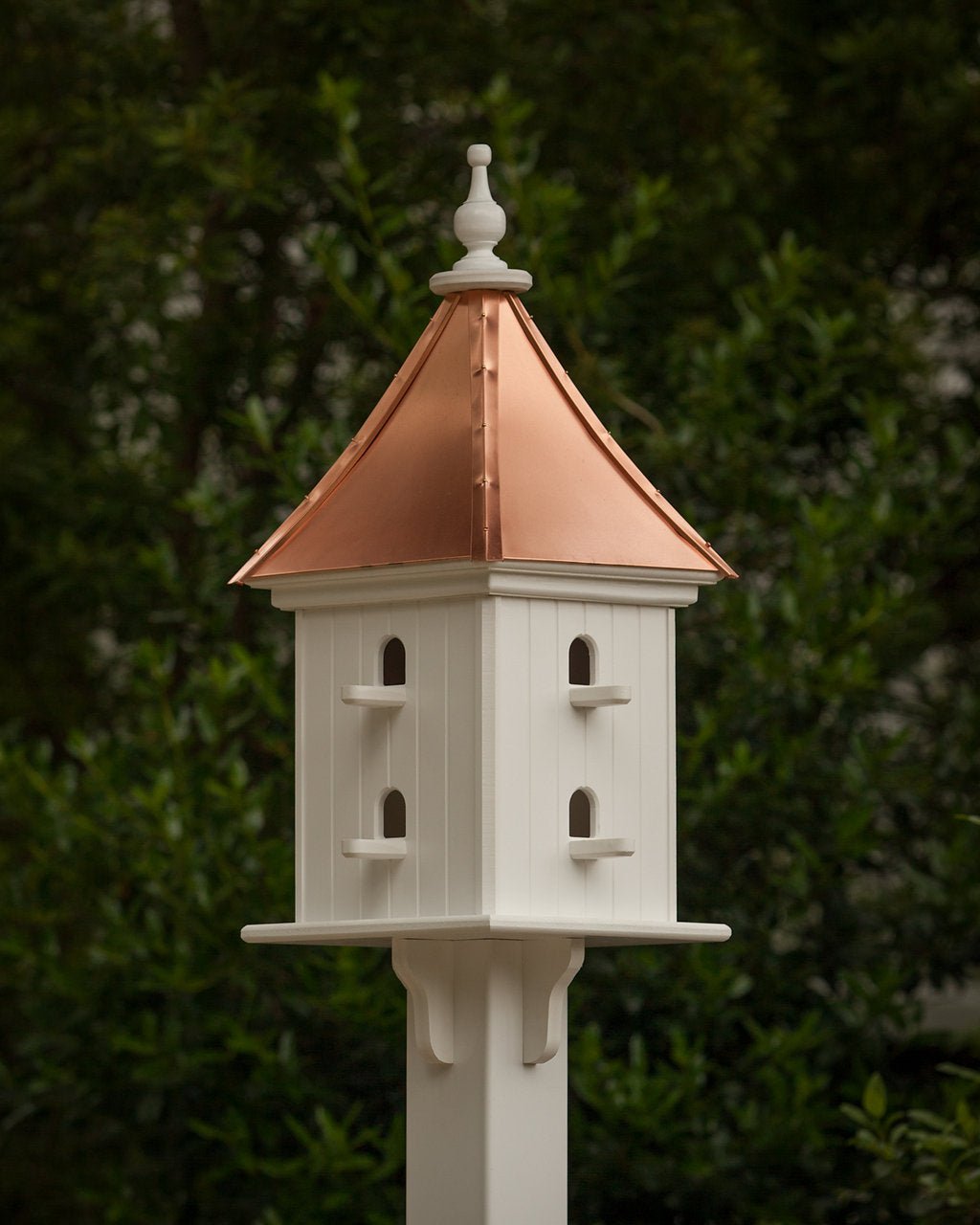Courtyard Bird House — Polished Copper Roof - Good Directions