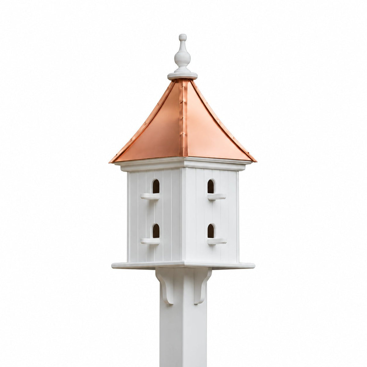 Courtyard Bird House — Polished Copper Roof - Good Directions