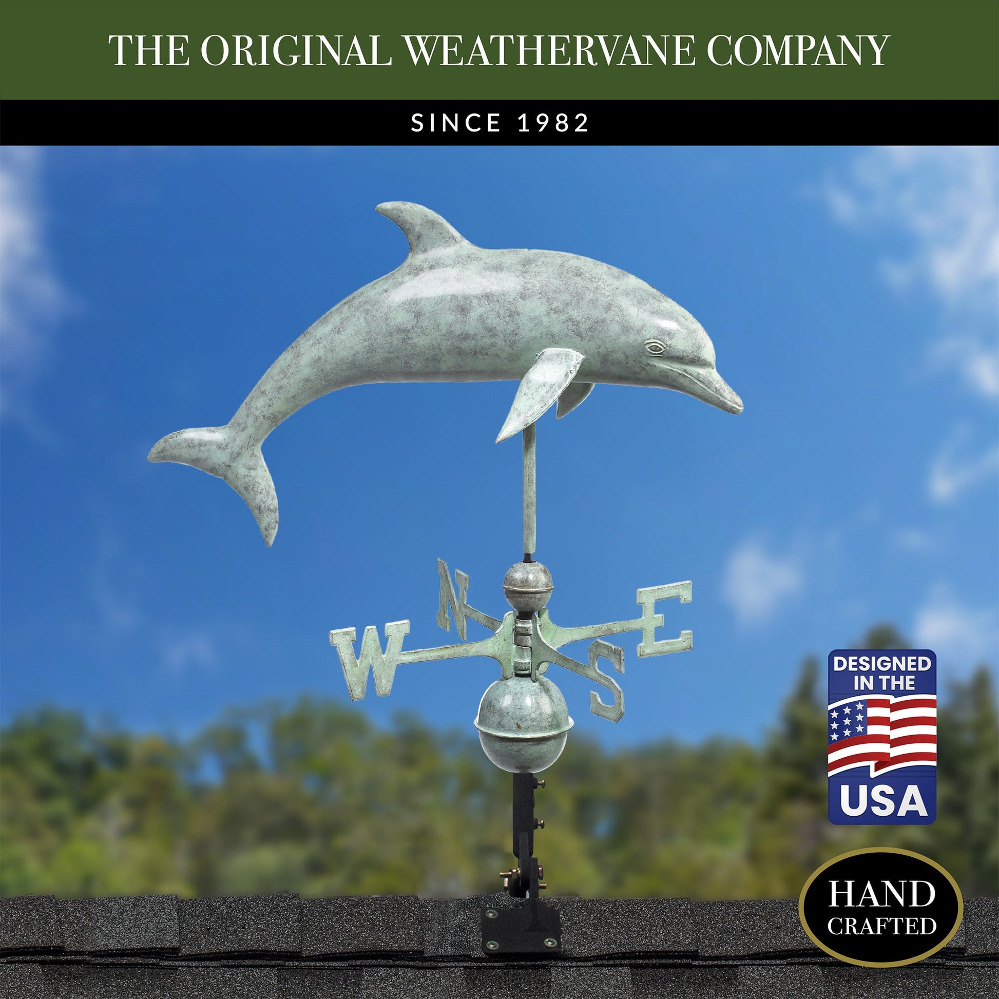 Dolphin Weathervane - Good Directions