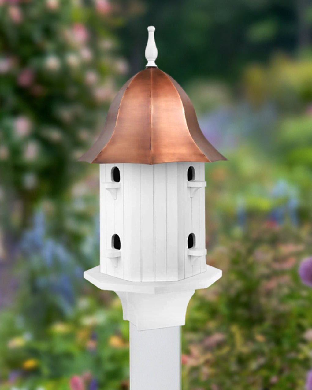 Dovecote Manor Bird House - Copper Roof - Good Directions