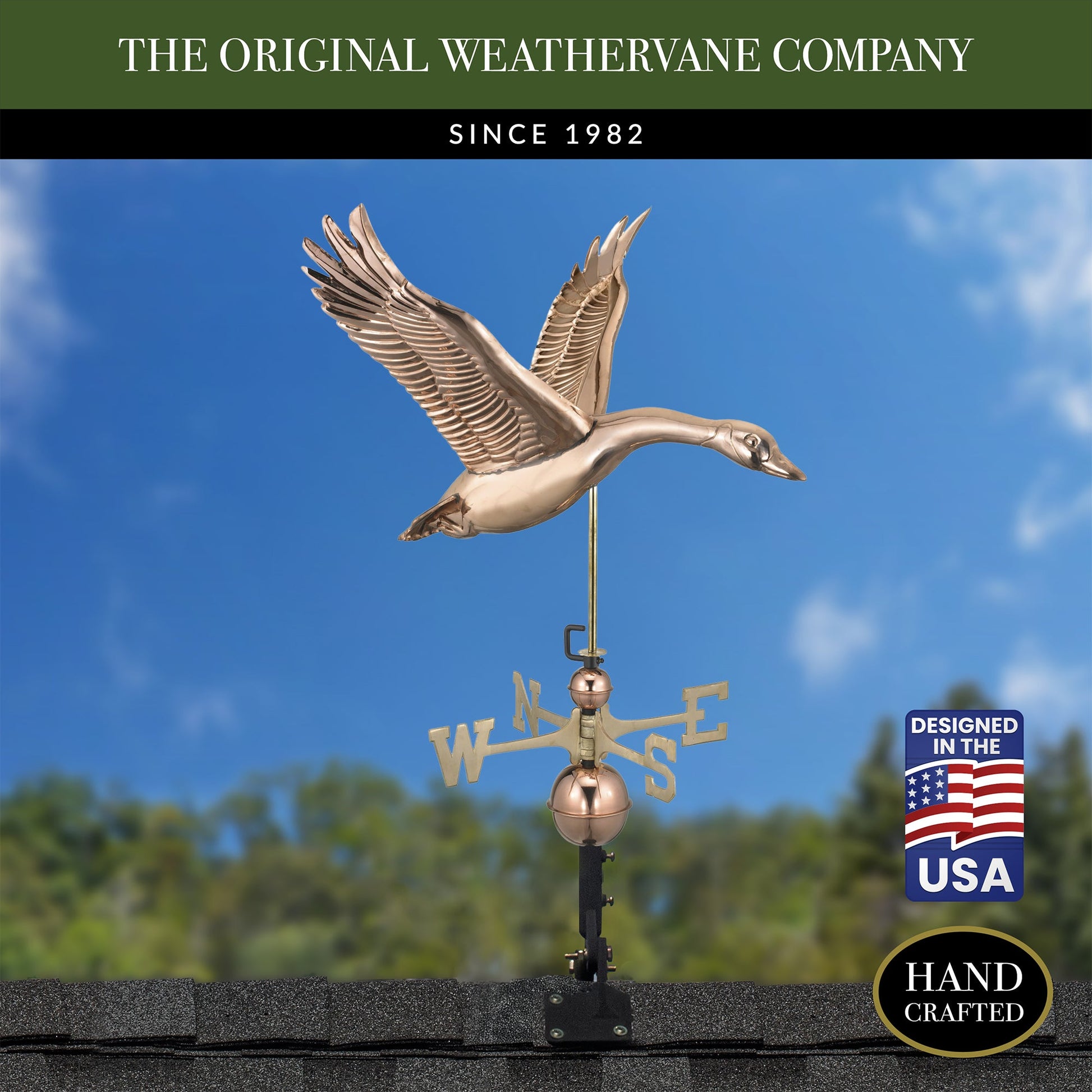 Feathered Goose Weathervane - Good Directions