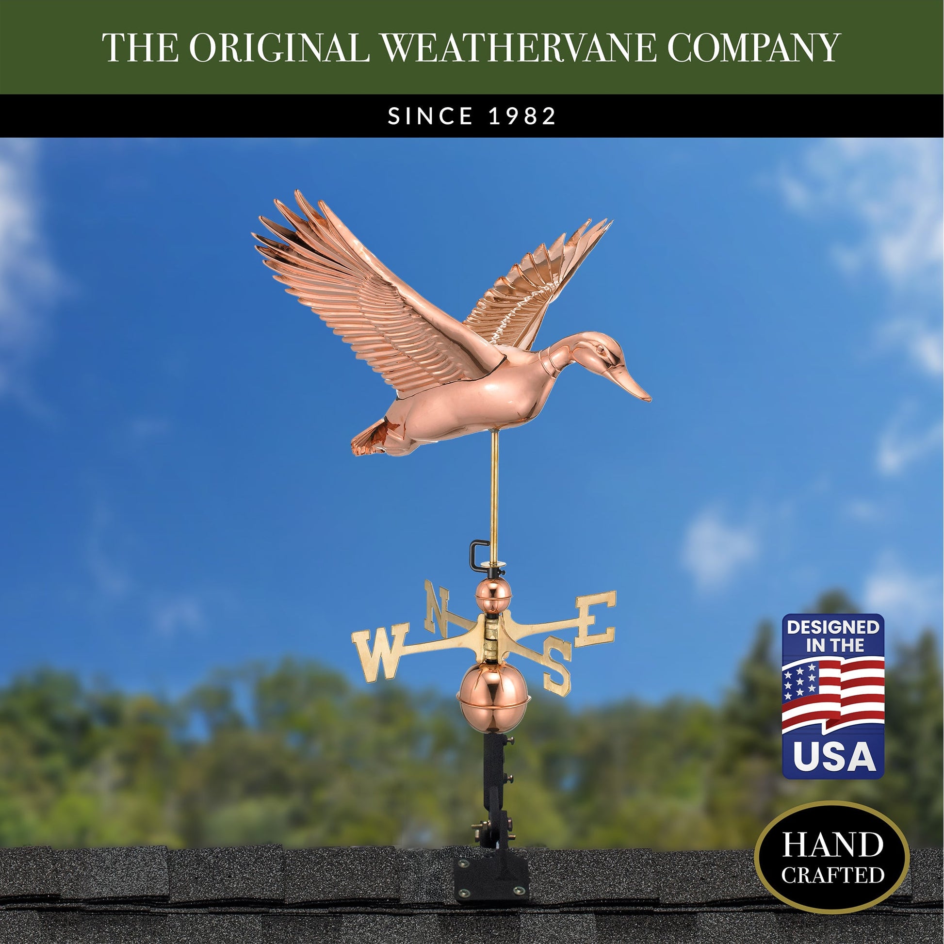 Flying Duck Weathervane - Good Directions