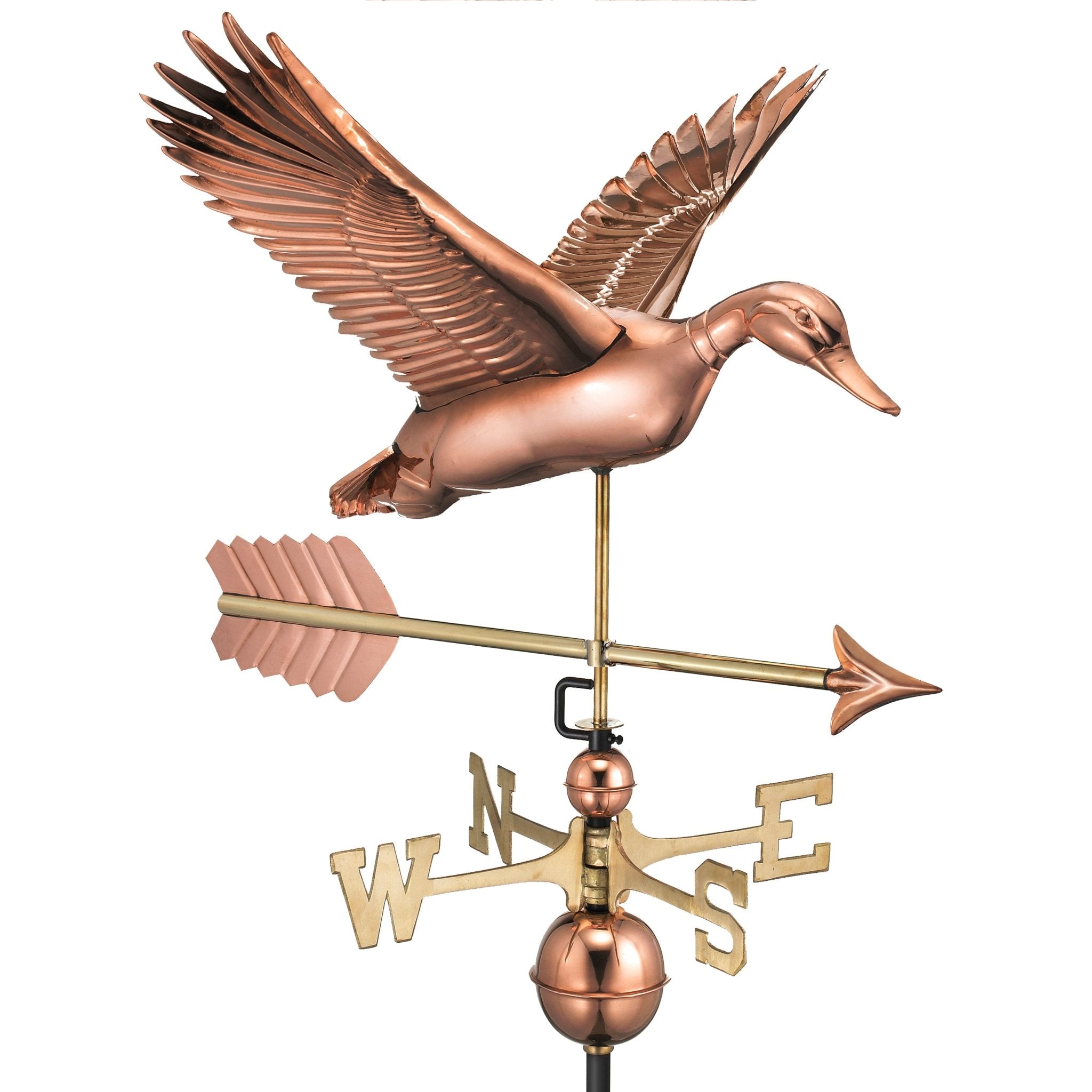 Flying Duck with Arrow Weathervane - Good Directions