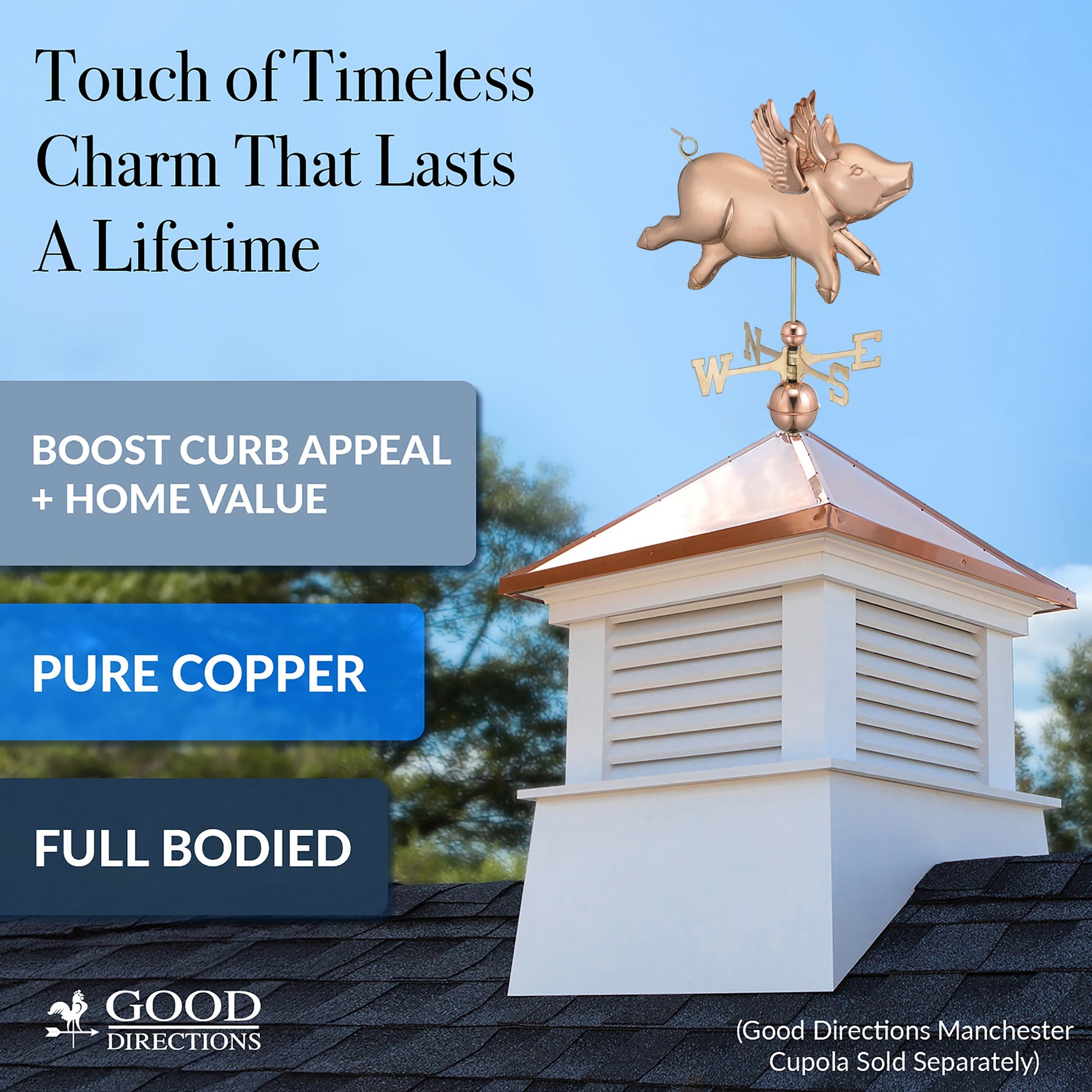 Flying Pig Weathervane - Good Directions