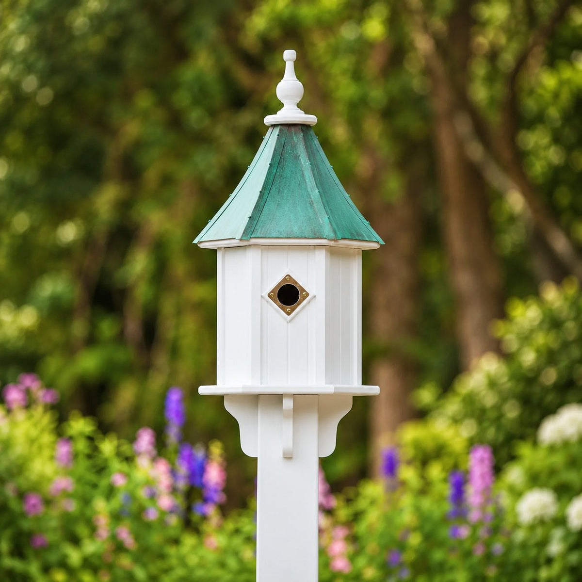 Folly Bird House — Aged Copper Roof - Good Directions