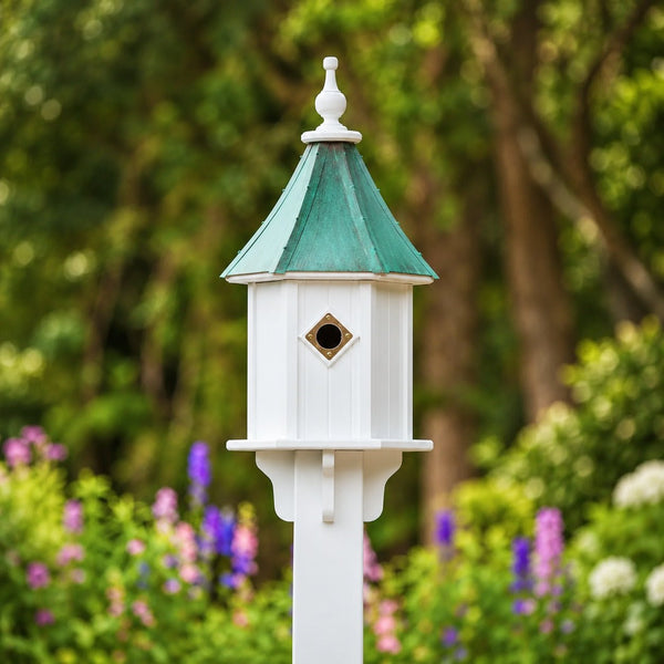 Folly Bird House — Aged Copper Roof - Good Directions