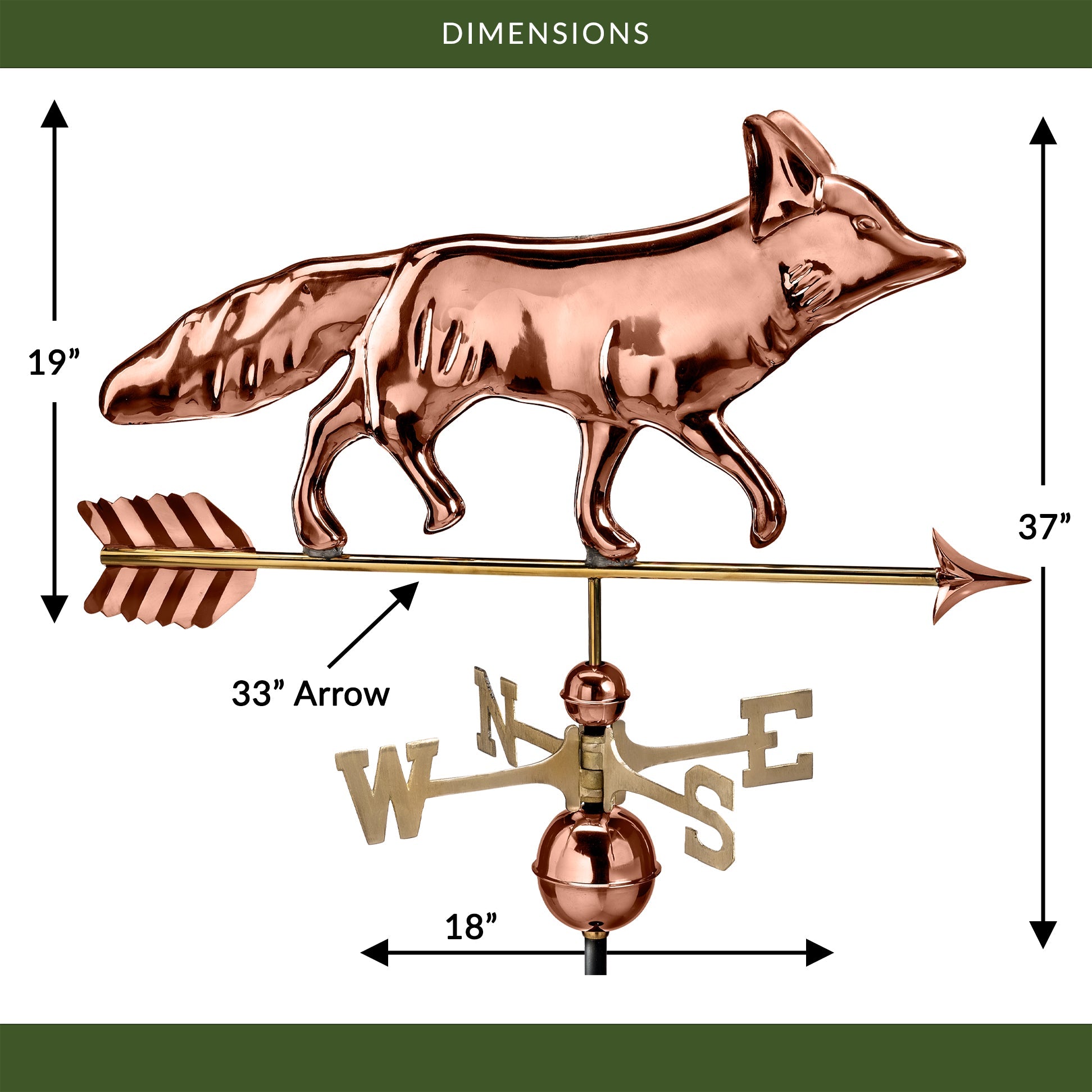 Fox Weathervane - Good Directions