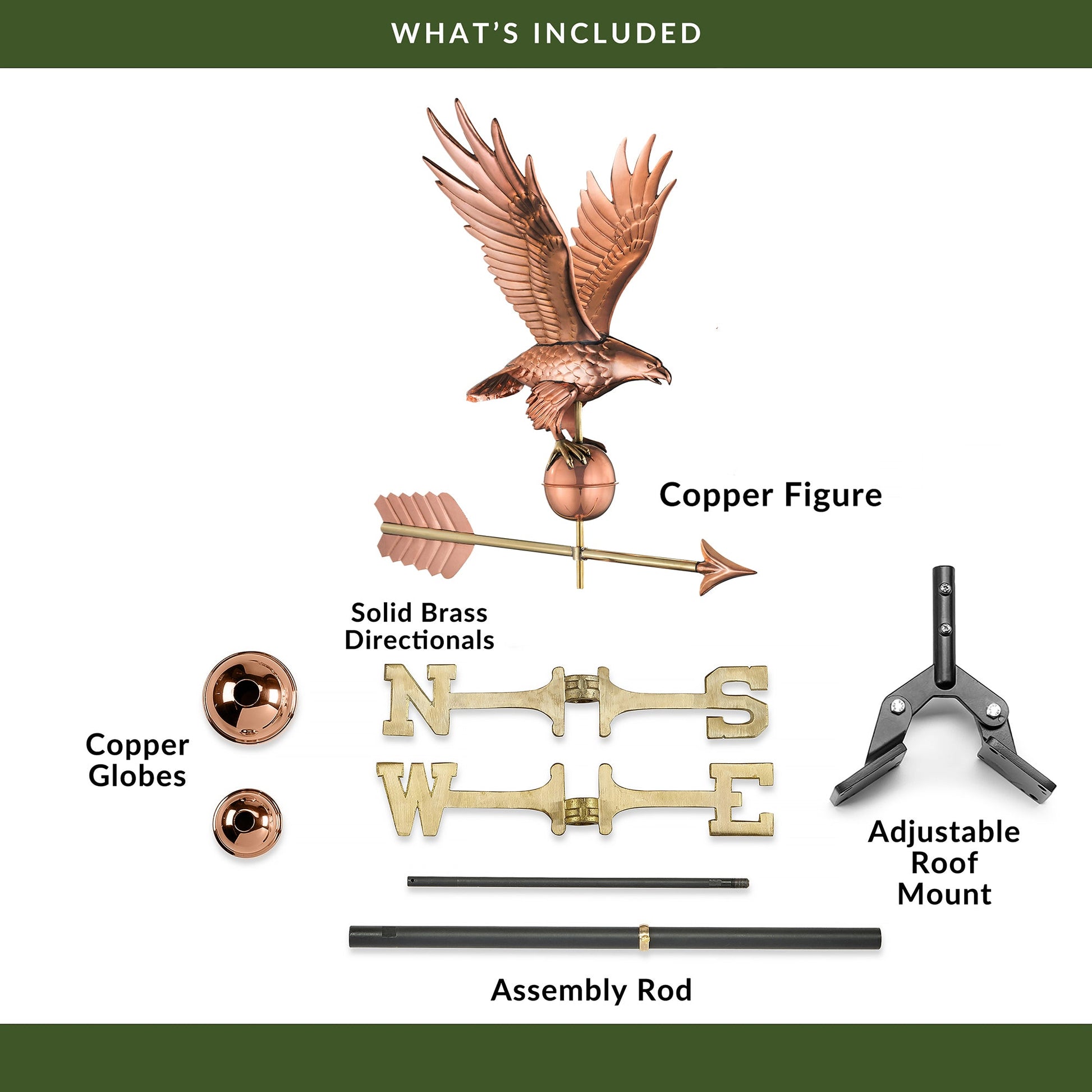 Freedom Eagle Weathervane - Good Directions