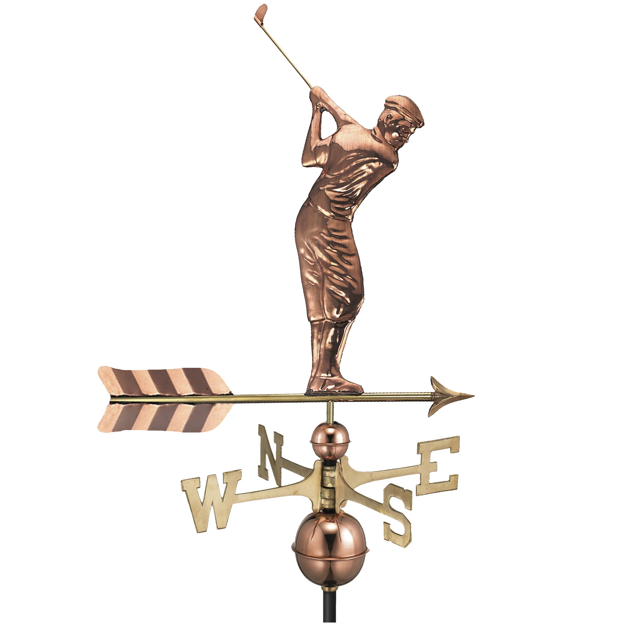 Golfer Weathervane - Good Directions