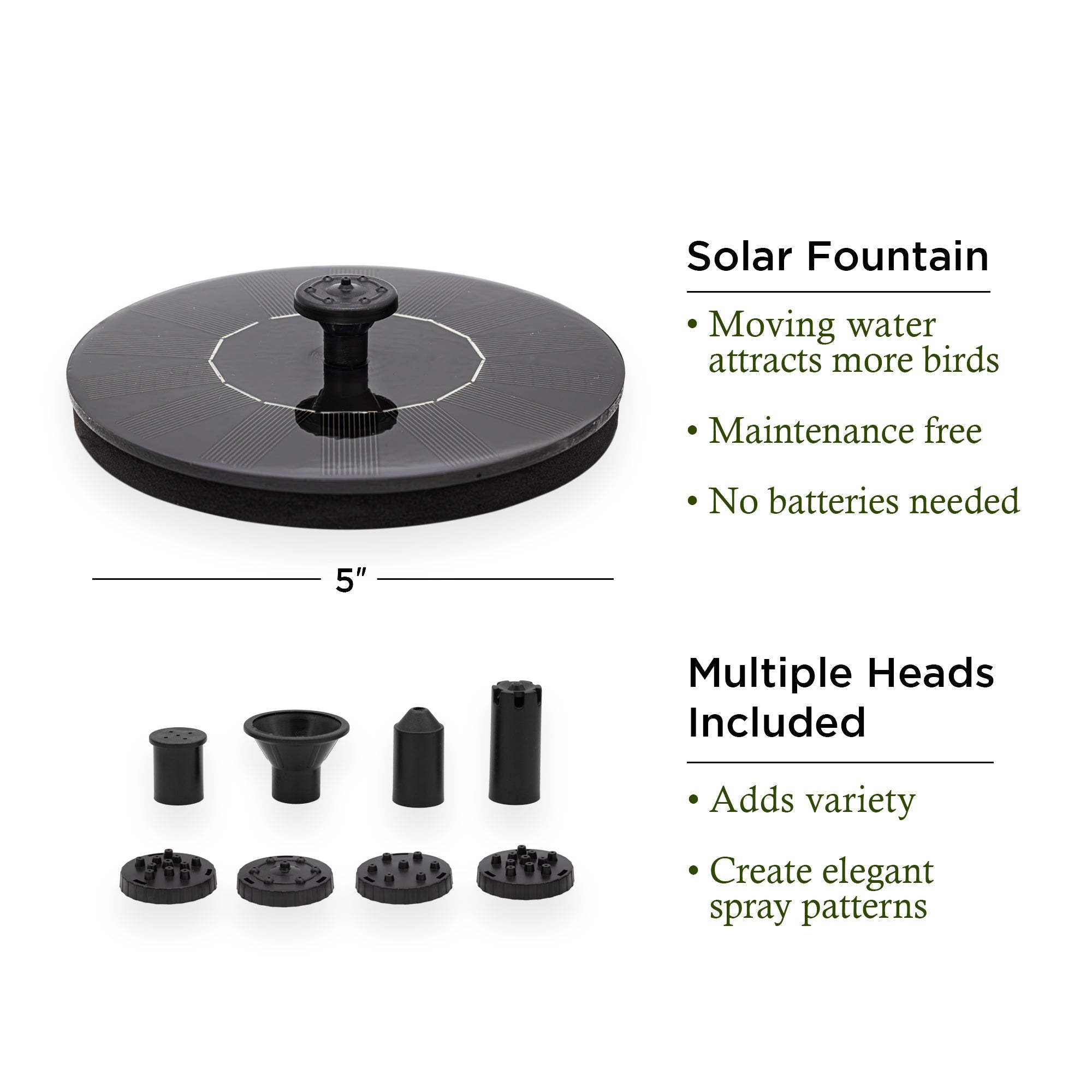 Good Directions 18" Copper Bird Bath with Garden Pole – Matte Finish - Good Directions