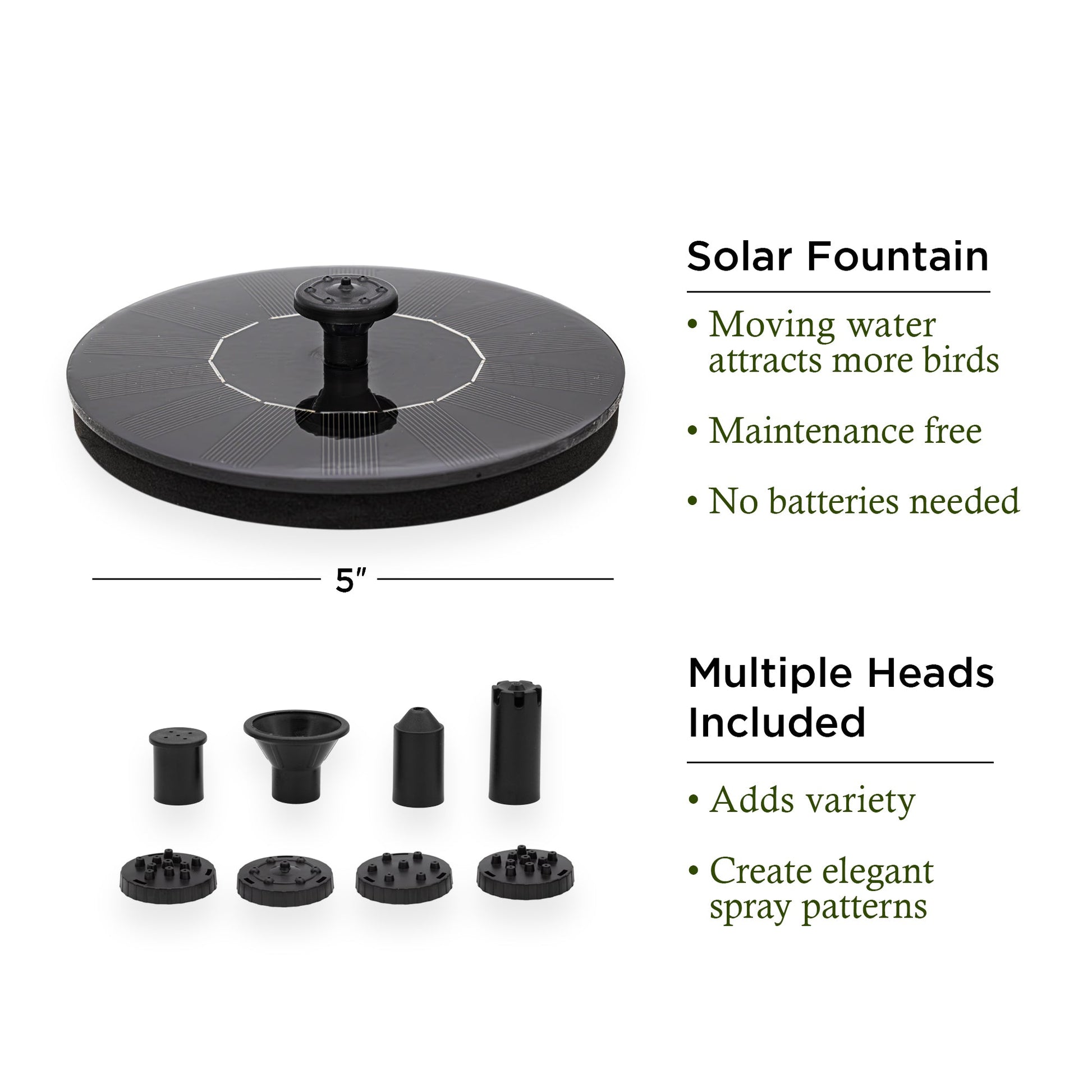 Good Directions 18" Copper Bird Bath with Garden Pole – Matte Finish - Good Directions