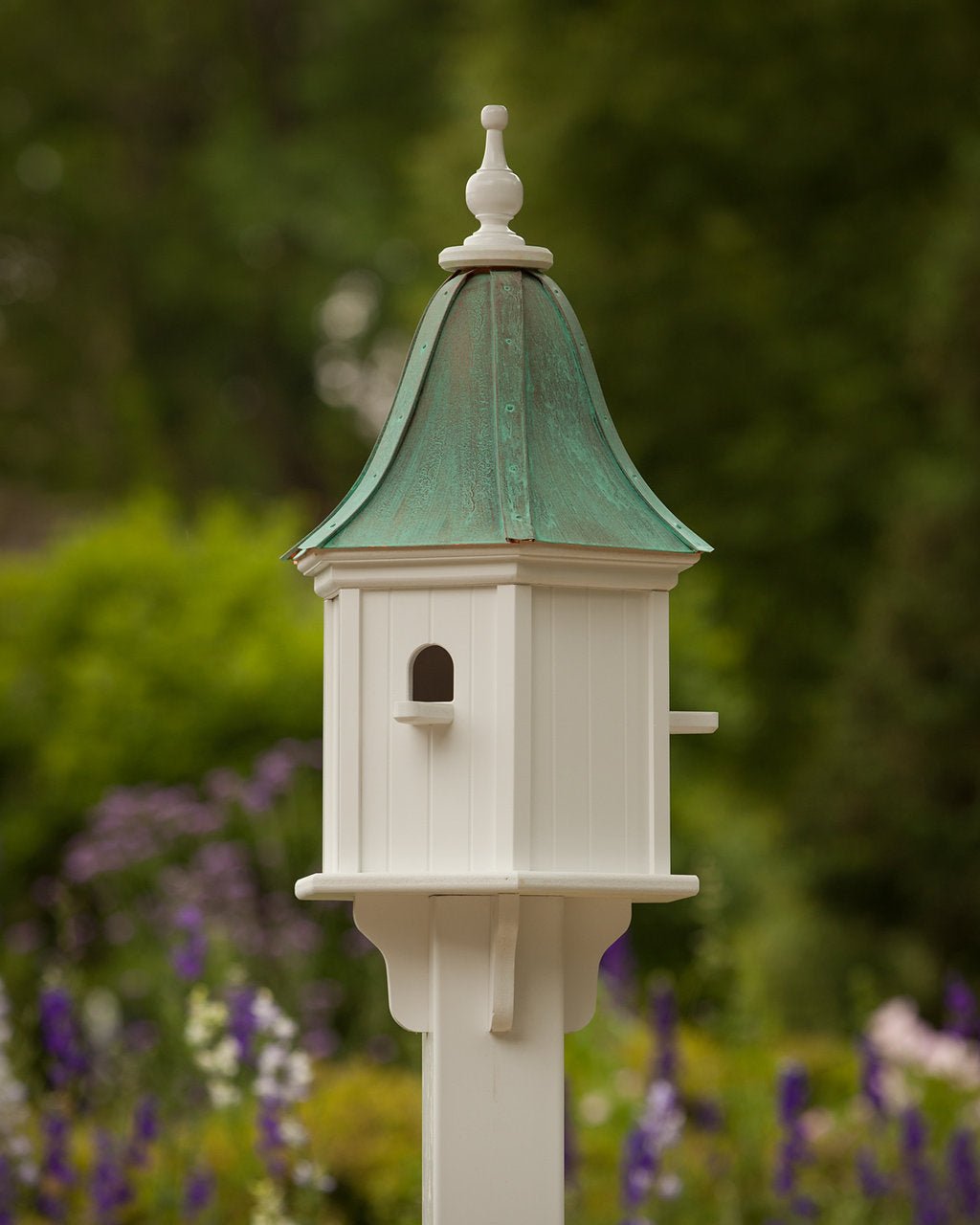 Hexagon Bird Villa – Patina Copper Bell Roof - Good Directions
