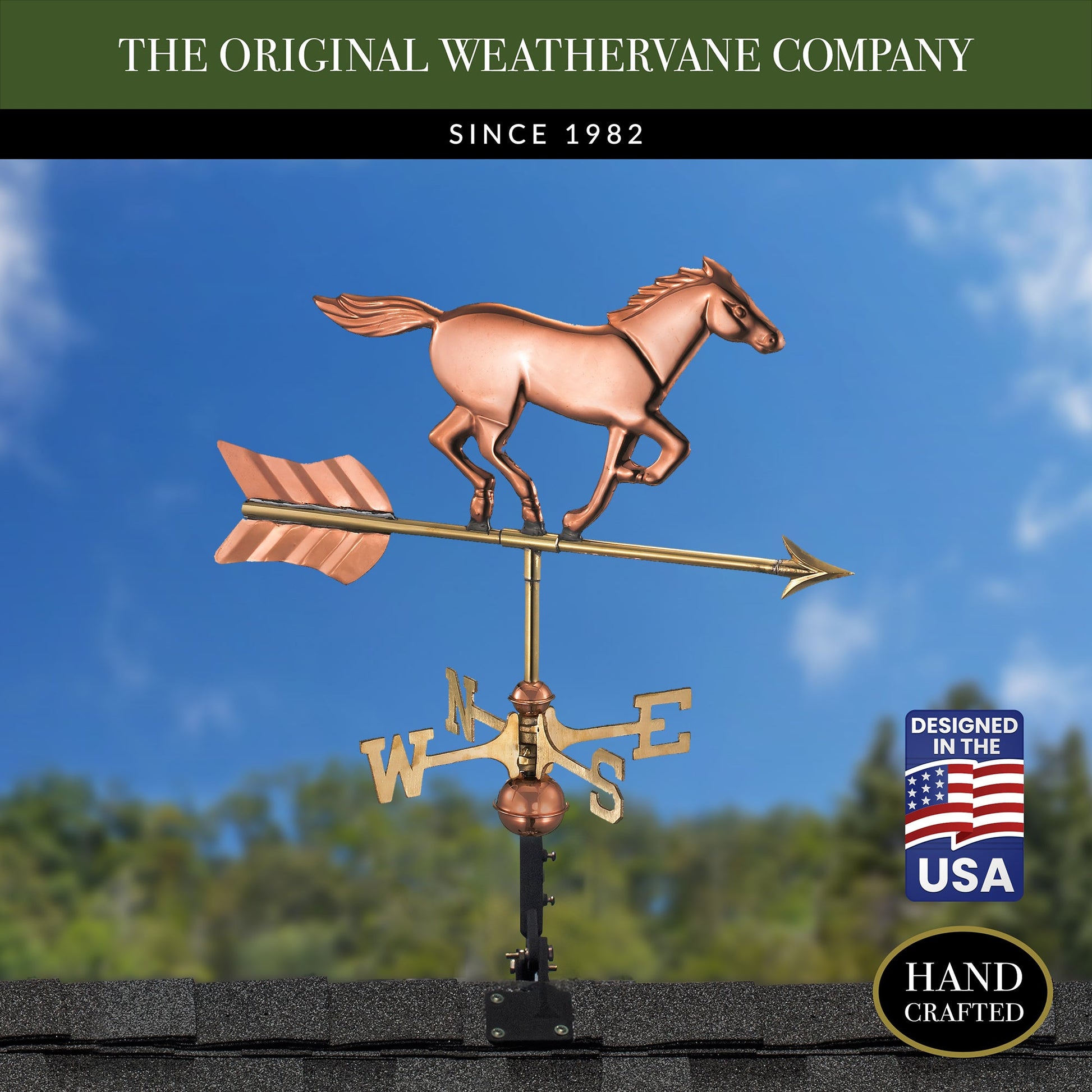 Horse Cottage Weathervane - Good Directions