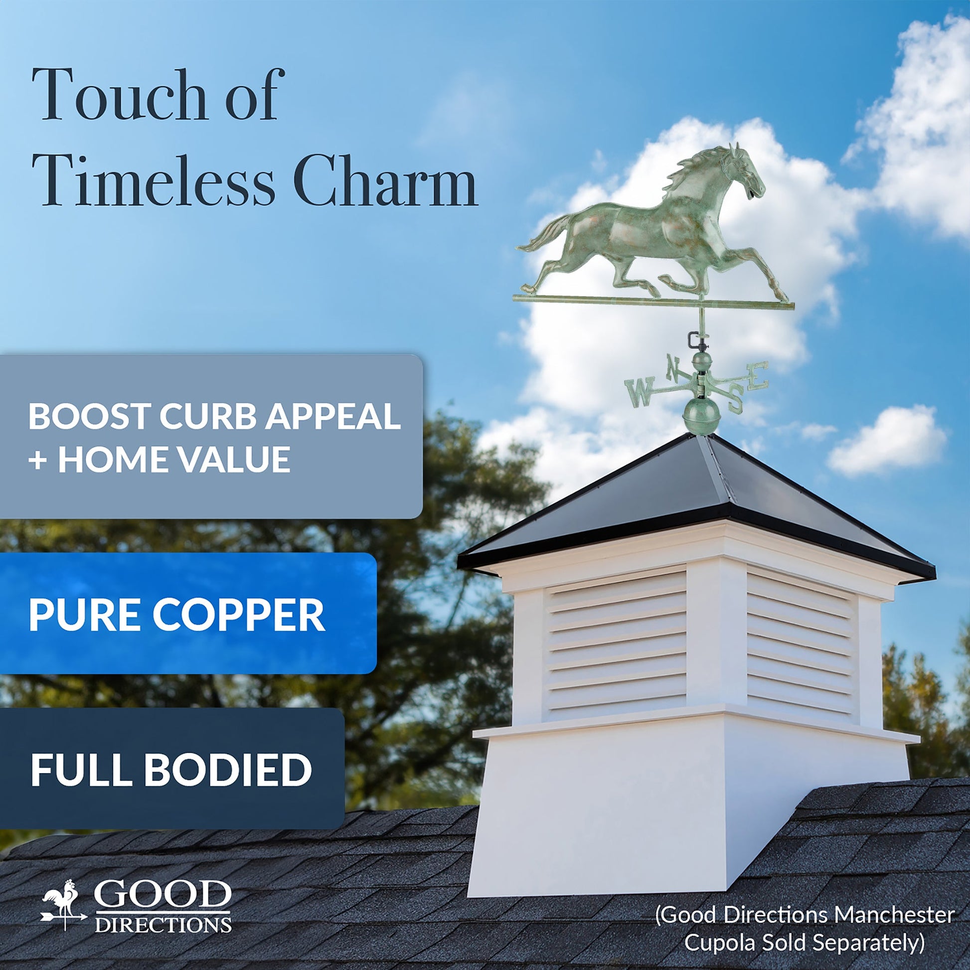Horse Weathervane - Good Directions