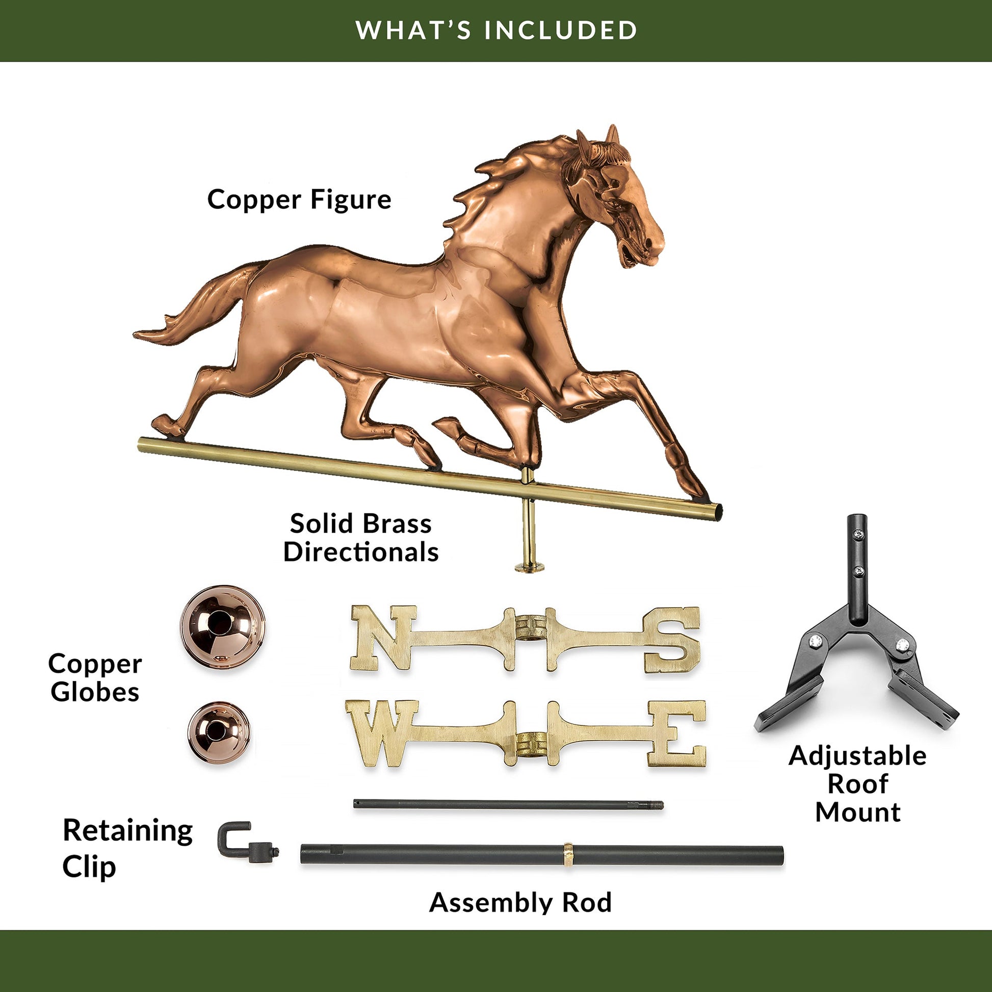 Horse Weathervane - Good Directions