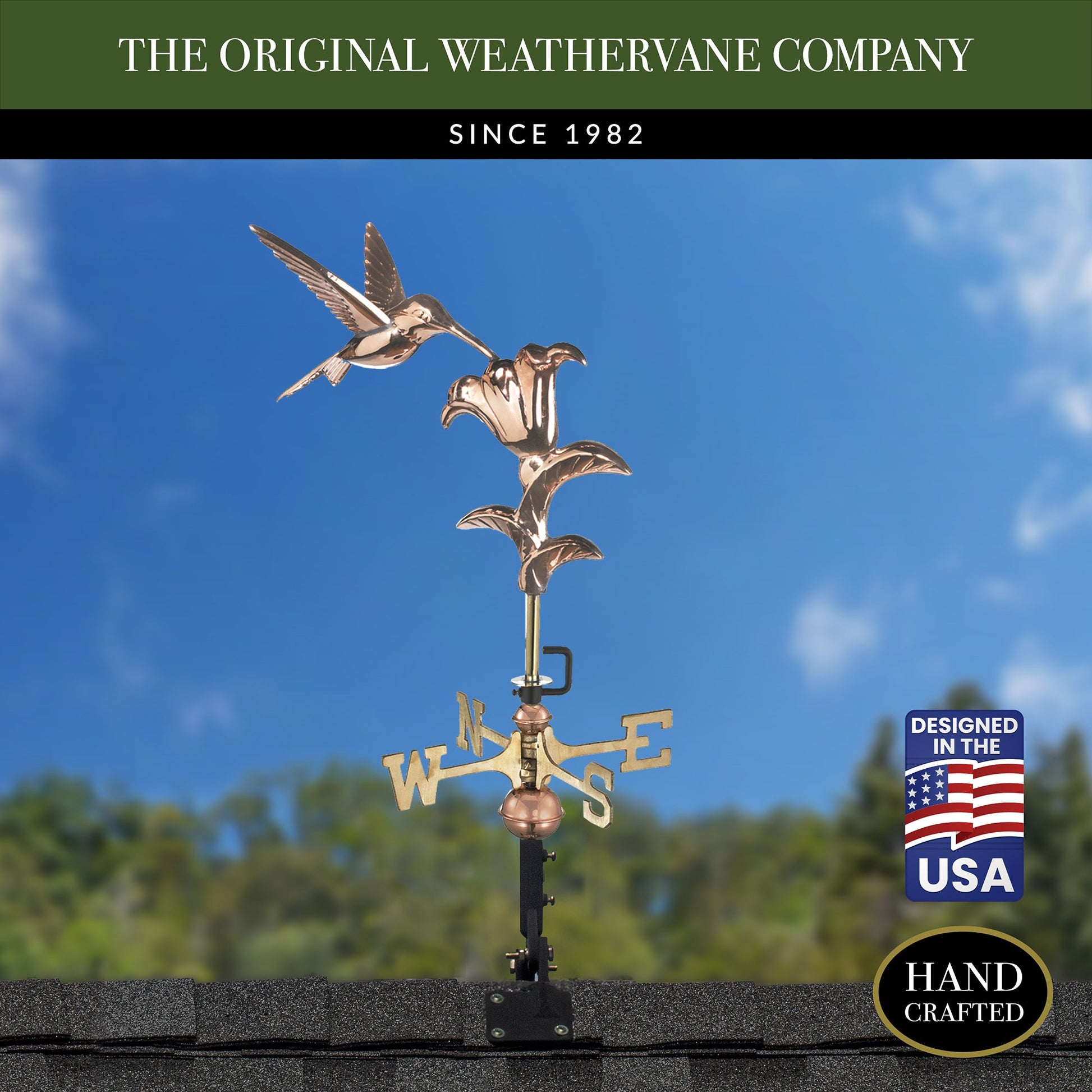 Hummingbird Cottage Weathervane - Good Directions