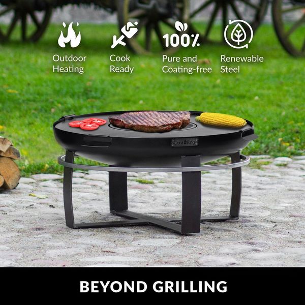 Ignition 24" Fire Pit with Grill Plate - Good Directions