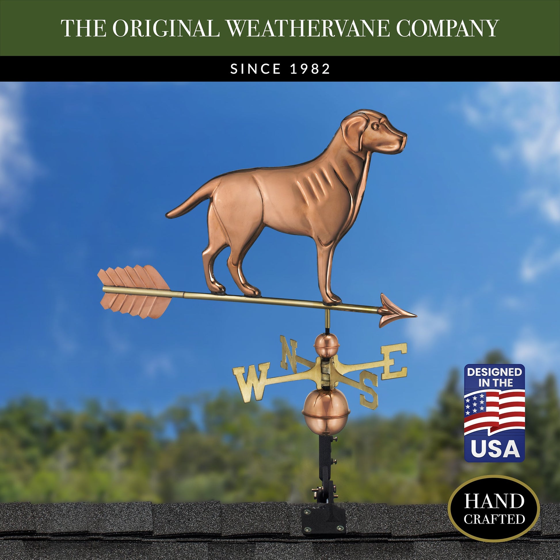 Labrador Retriever Weathervane - Good Directions