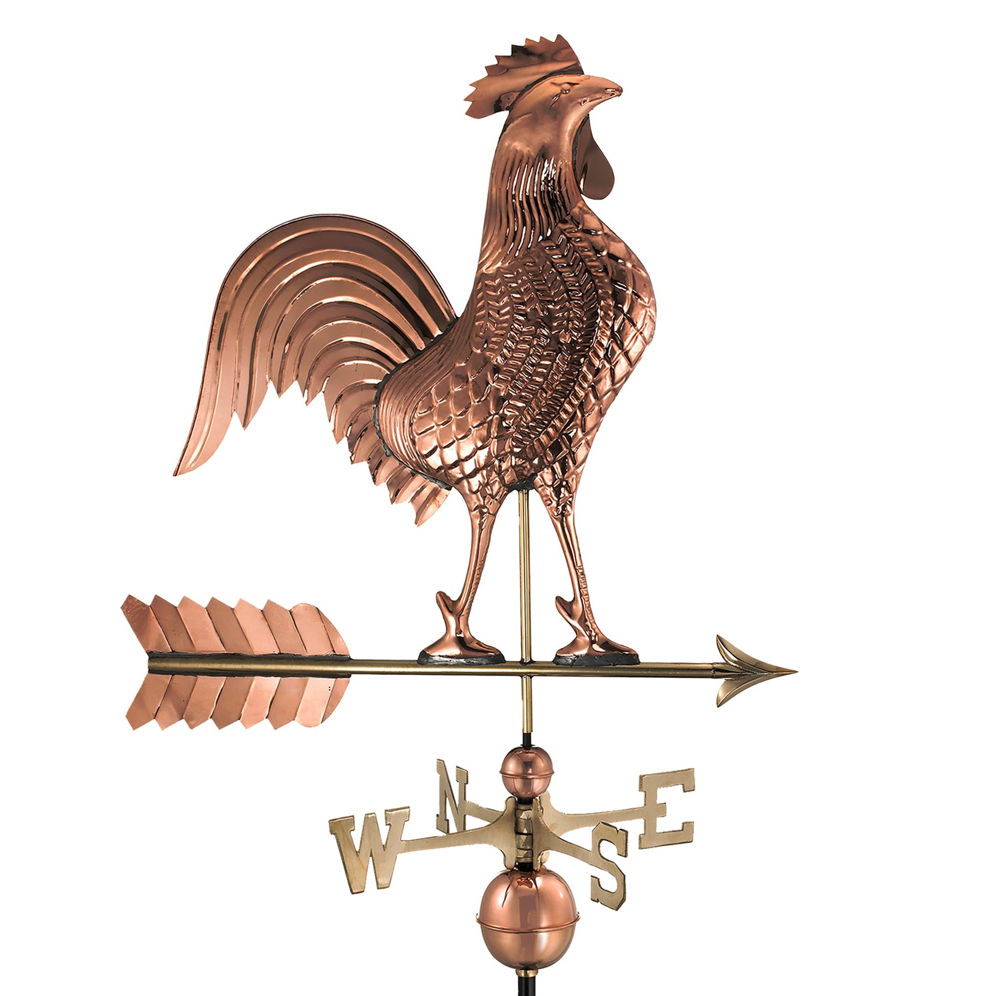 Large Rooster Weathervane - Good Directions