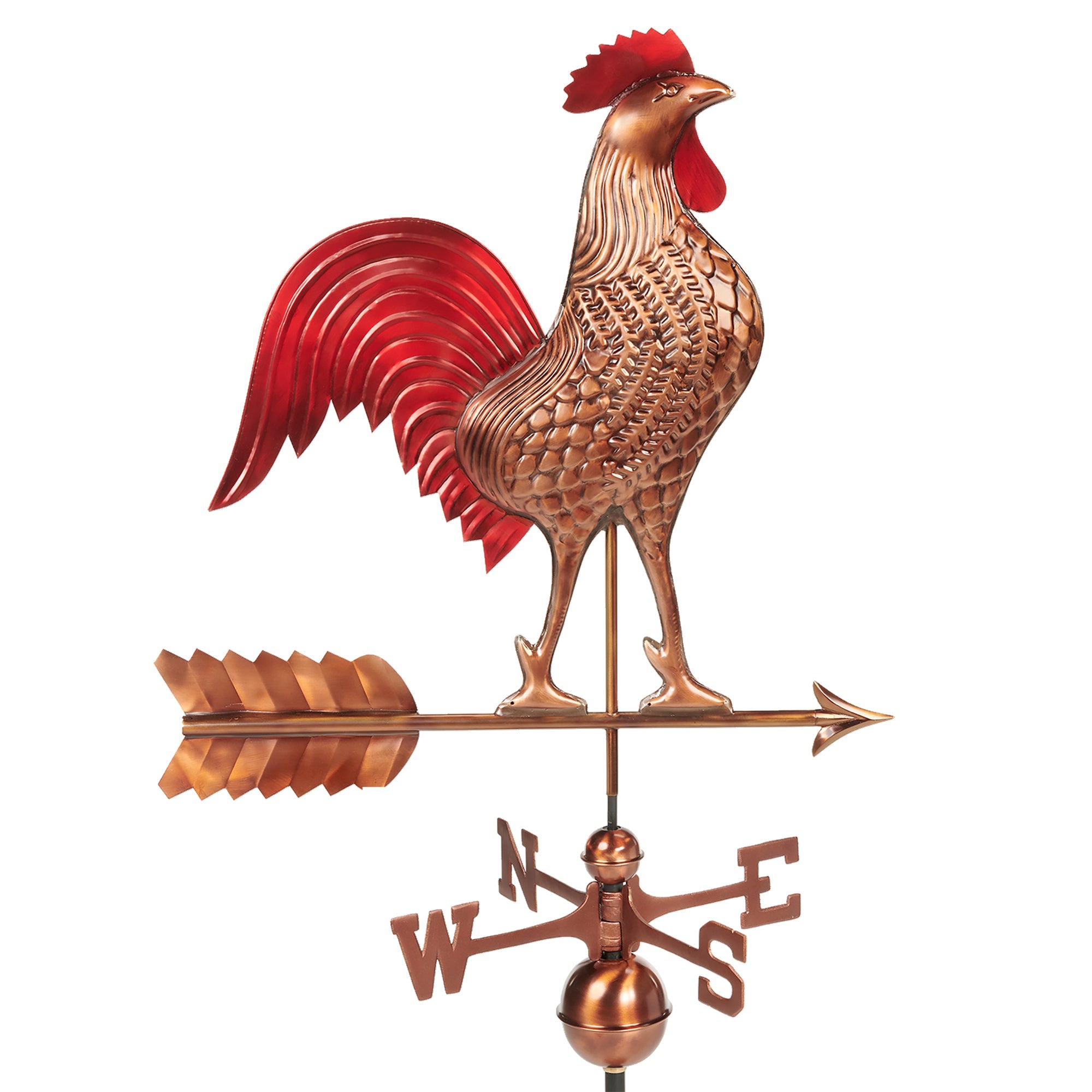Large Rooster Weathervane - Good Directions