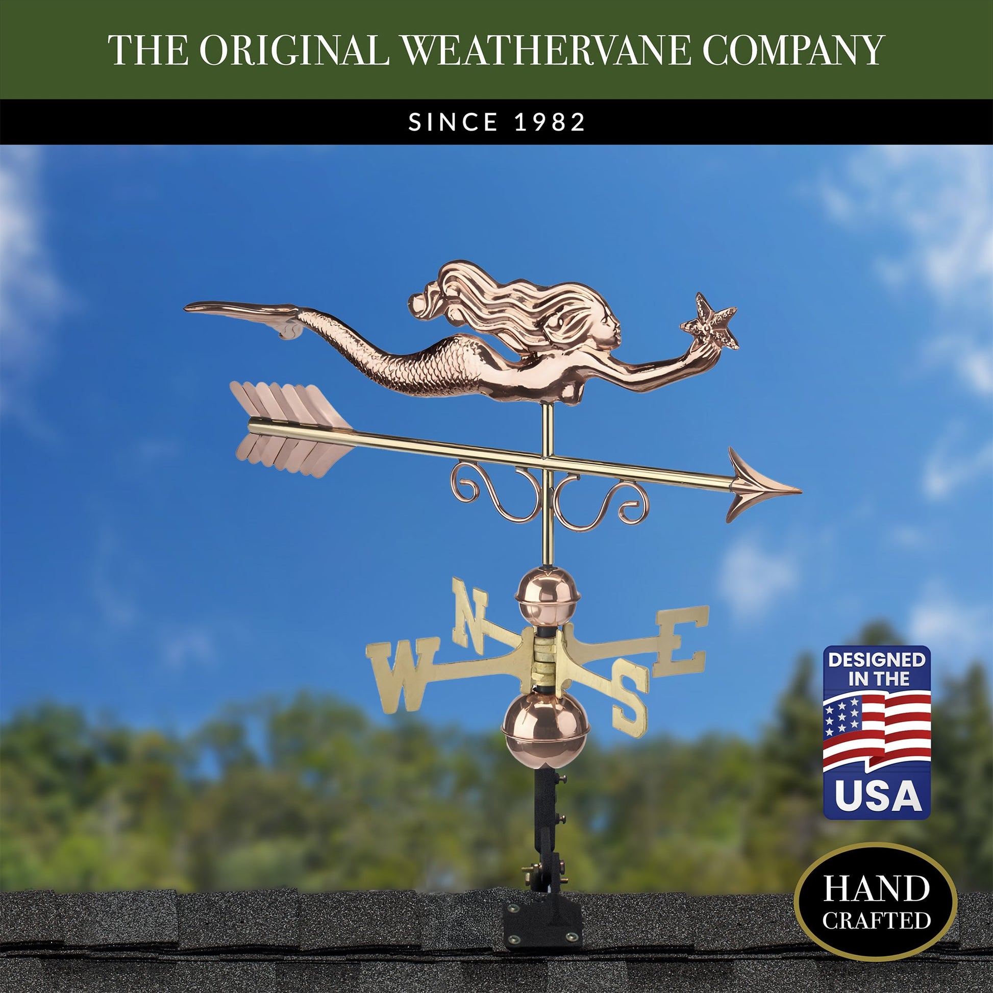 Little Mermaid Weathervane - Good Directions