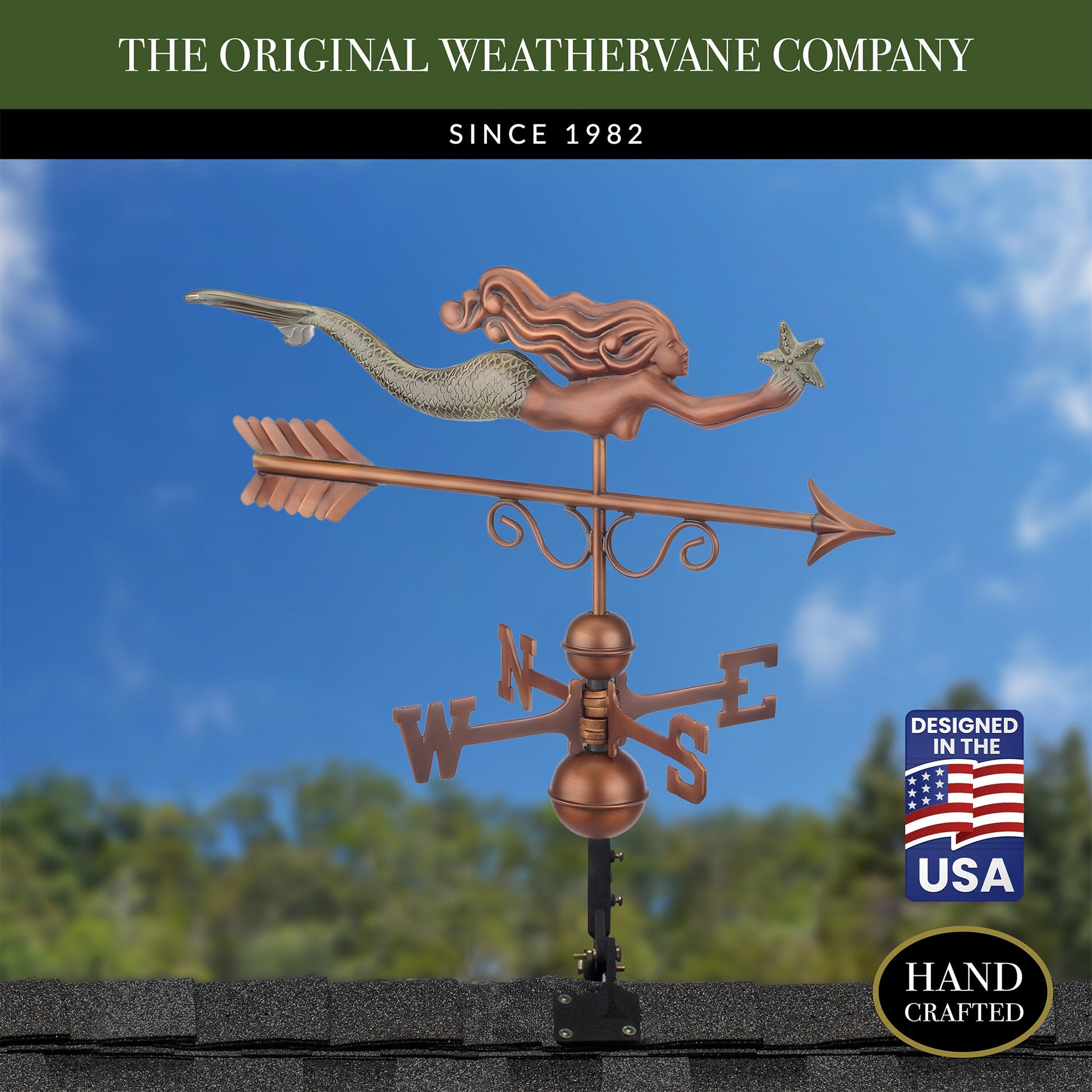 Little Mermaid Weathervane - Good Directions