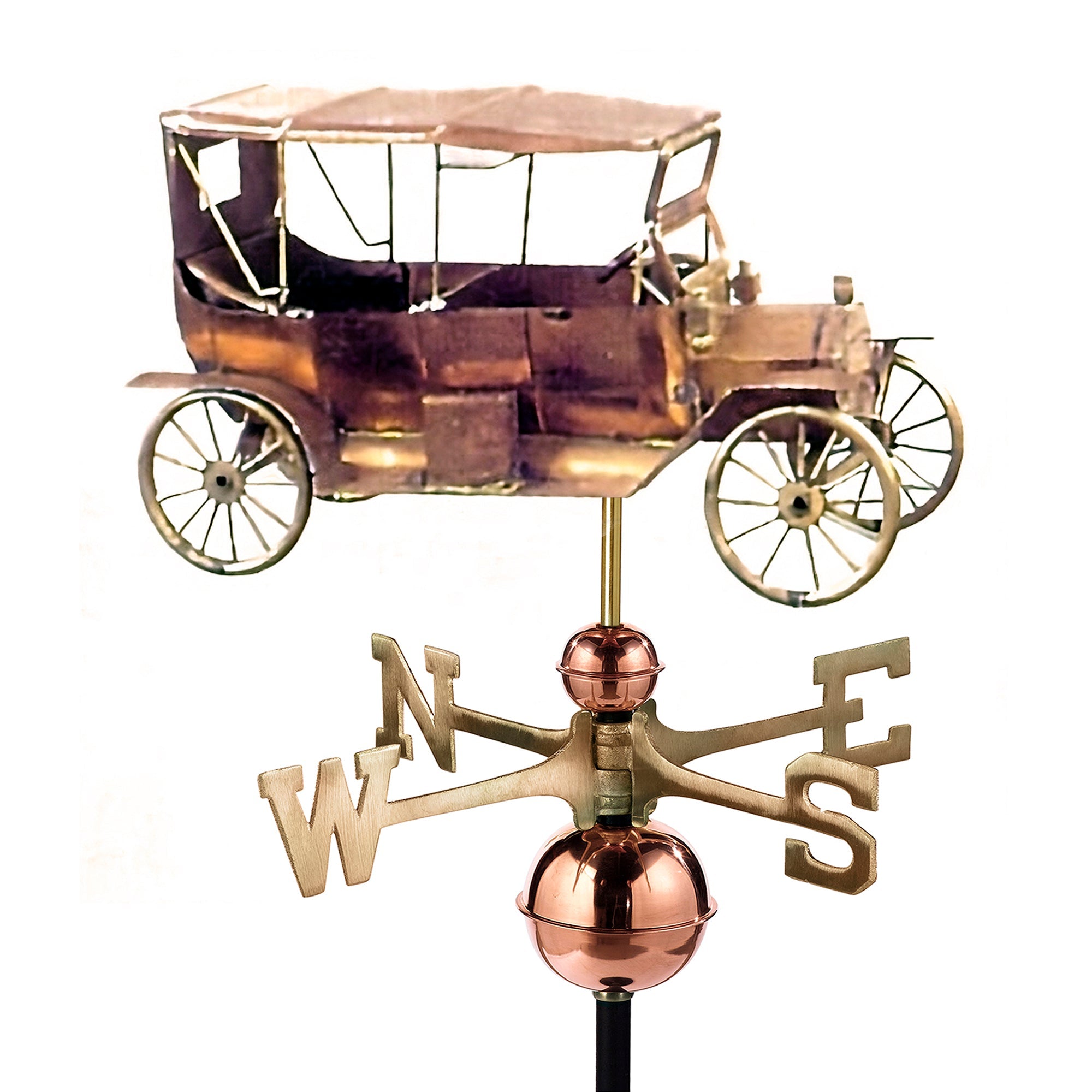 Old Tyme Car Weathervane - Good Directions