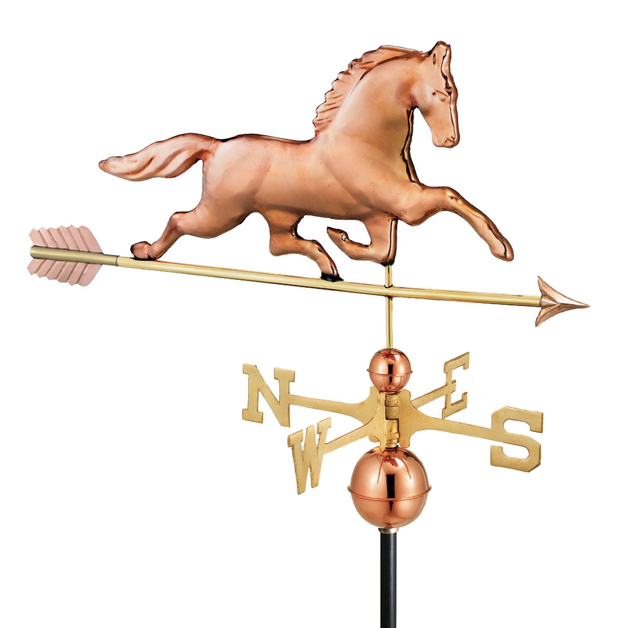 Patchen Horse Weathervane with Arrow - Good Directions