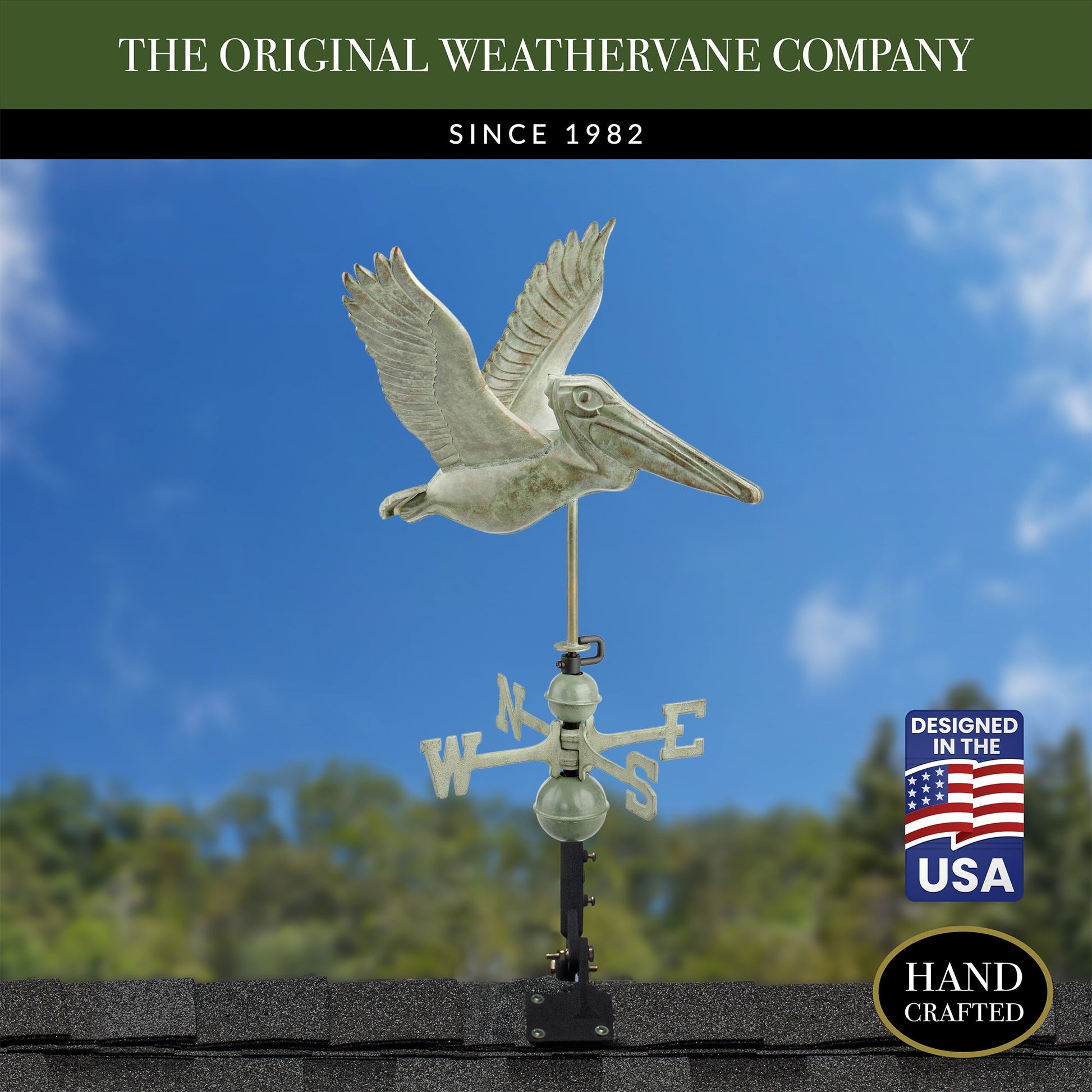 Pelican Weathervane - Good Directions