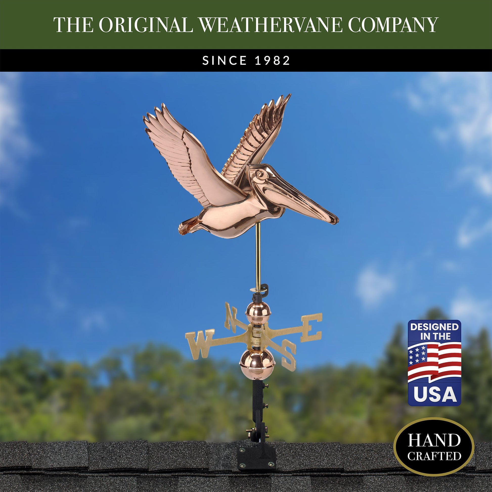Pelican Weathervane - Good Directions