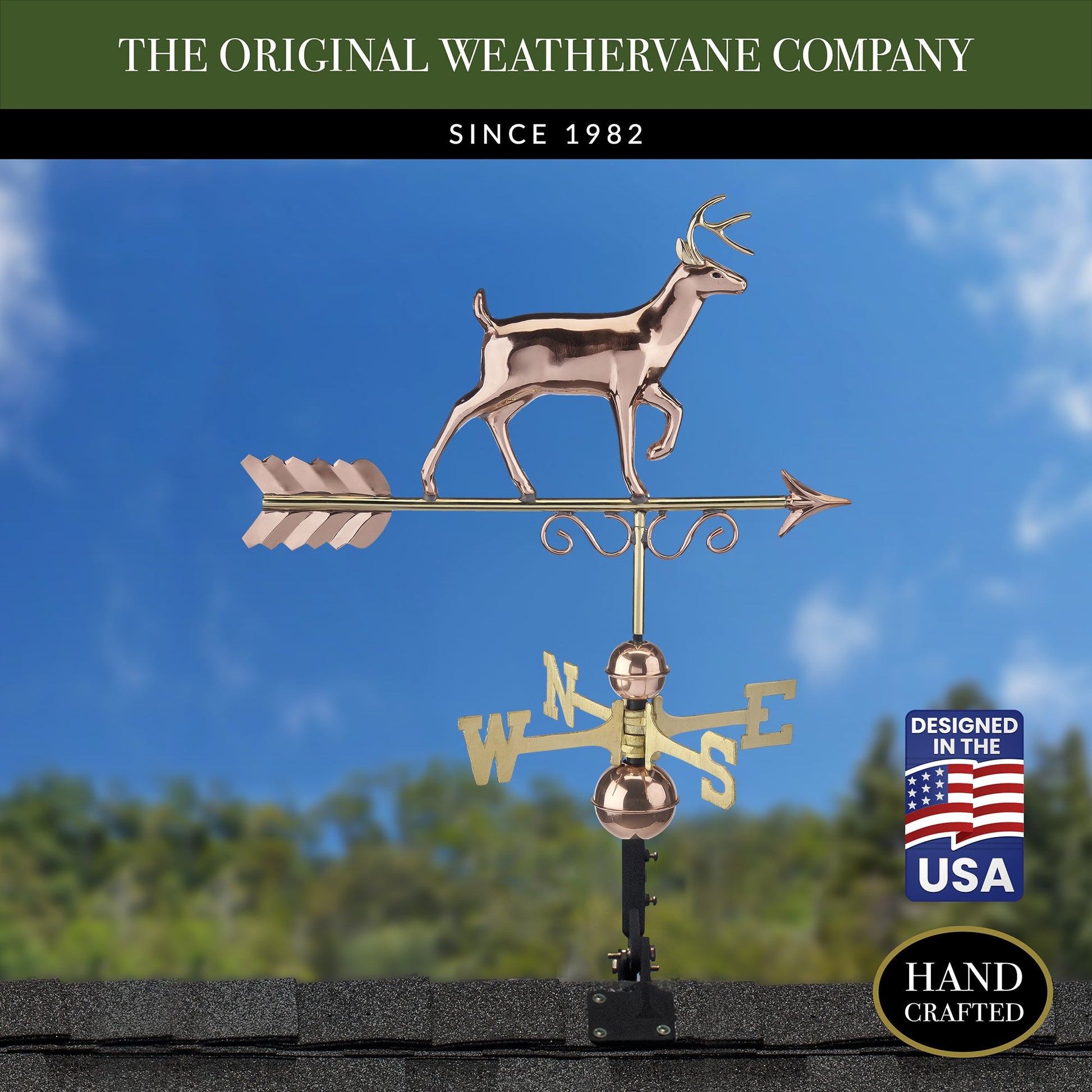 Proud Buck Weathervane - Good Directions