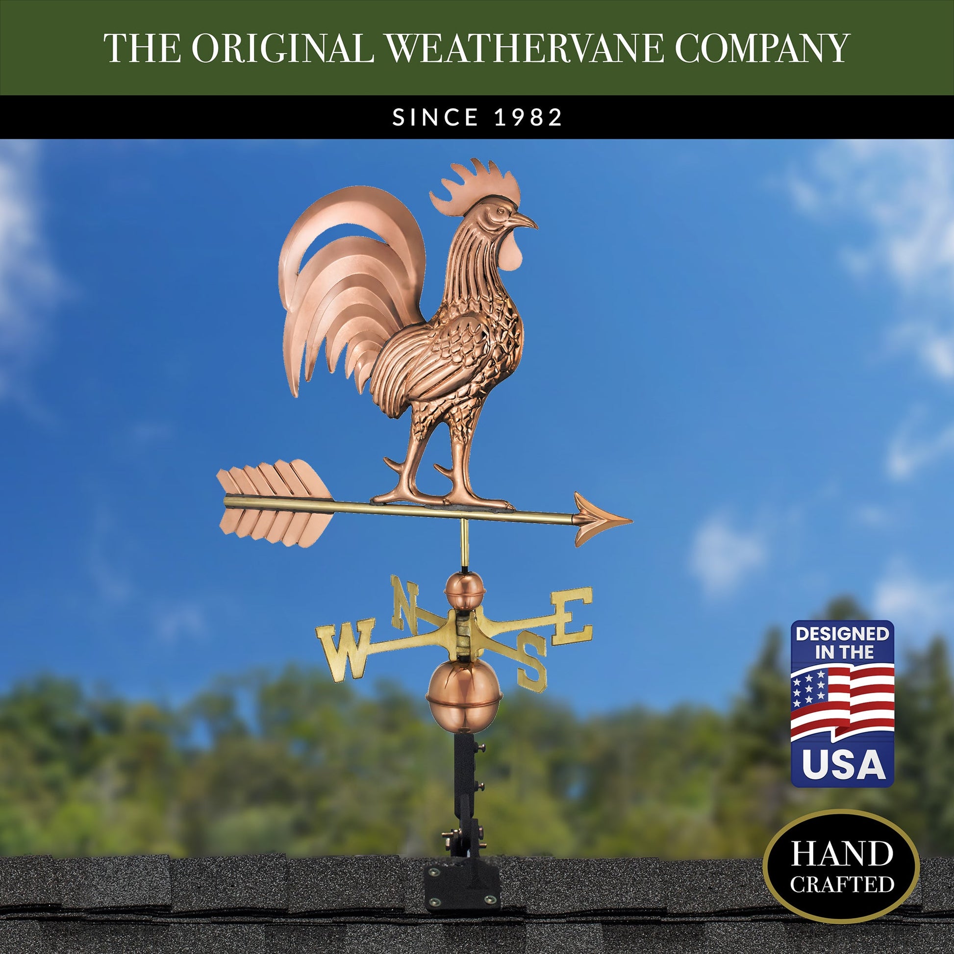 Proud Rooster Weathervane - Good Directions