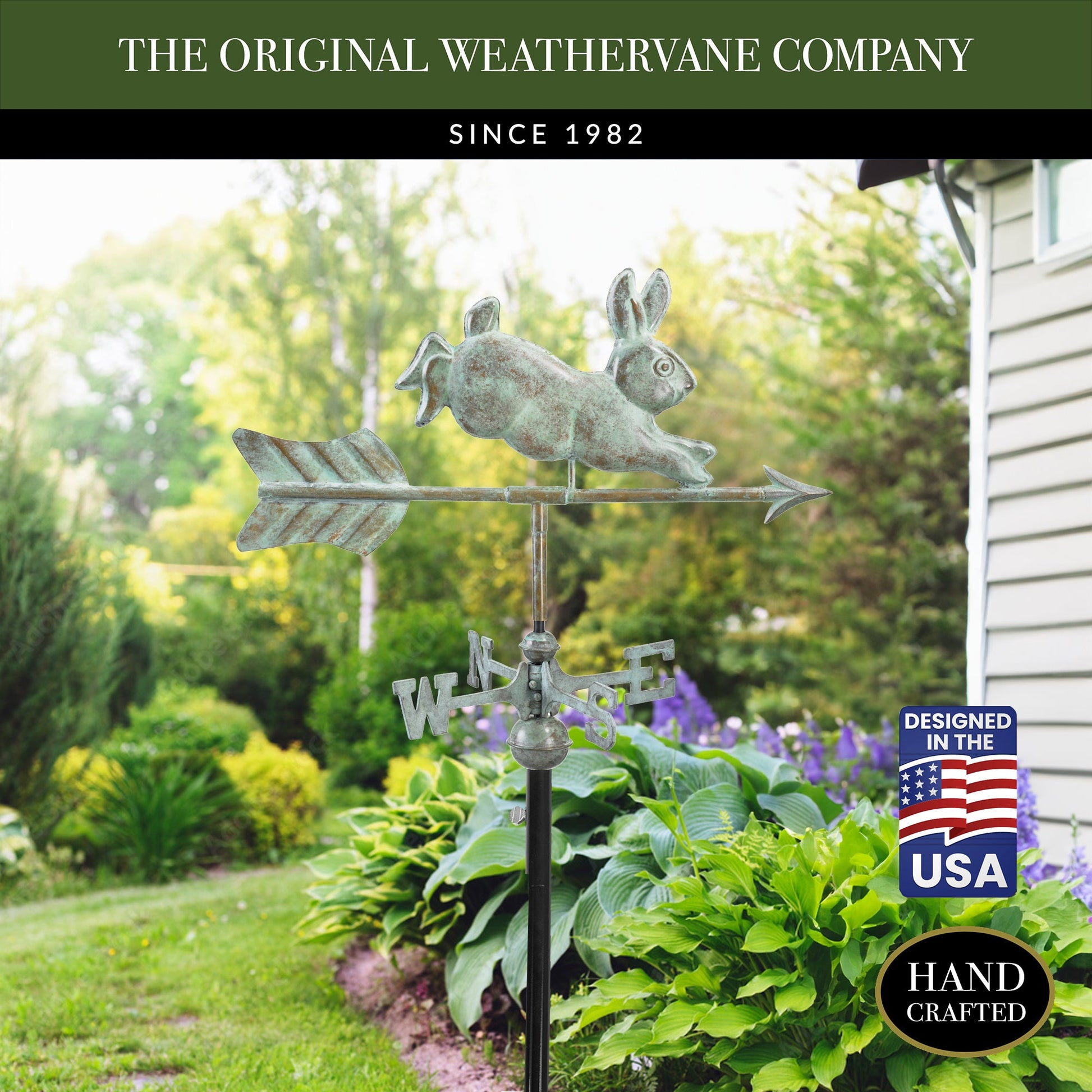 Rabbit Garden Weathervane - Good Directions