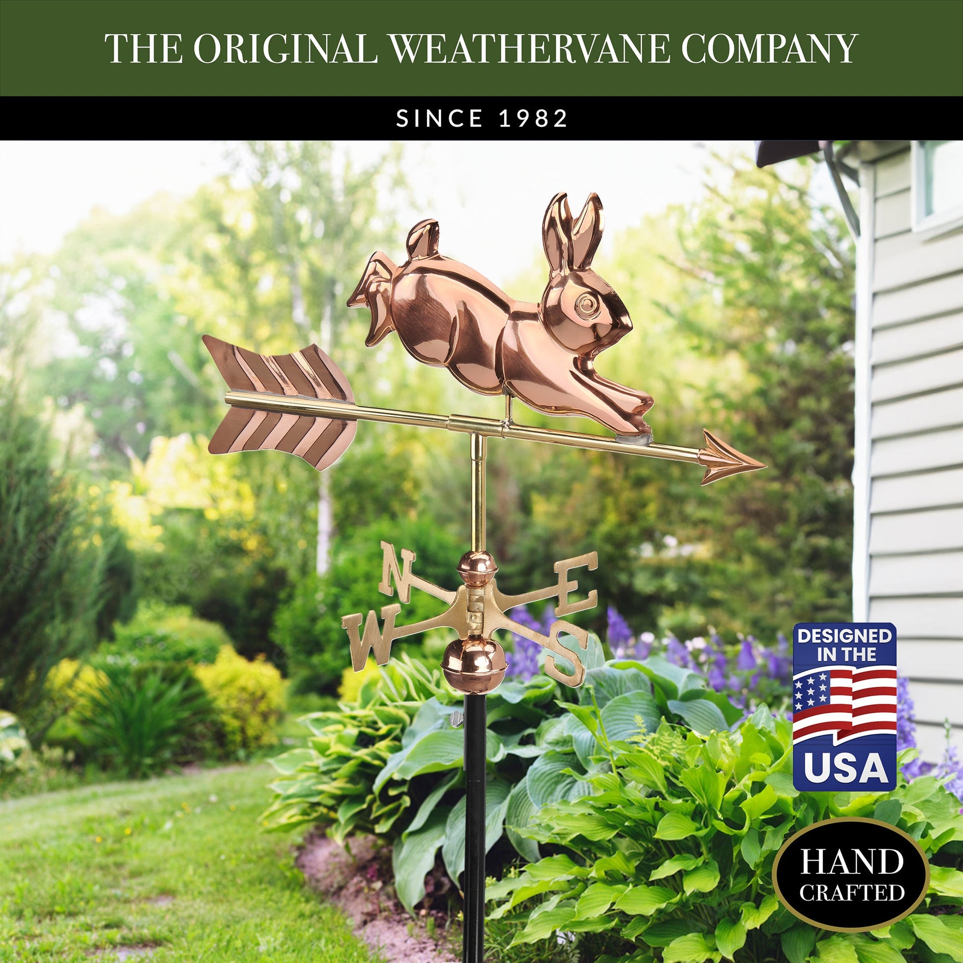 Rabbit Garden Weathervane - Good Directions