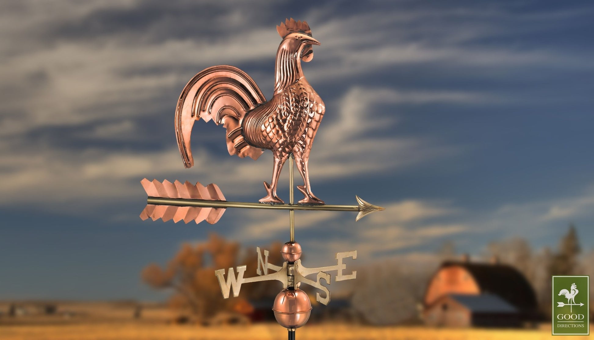 Rooster Weathervane - Good Directions