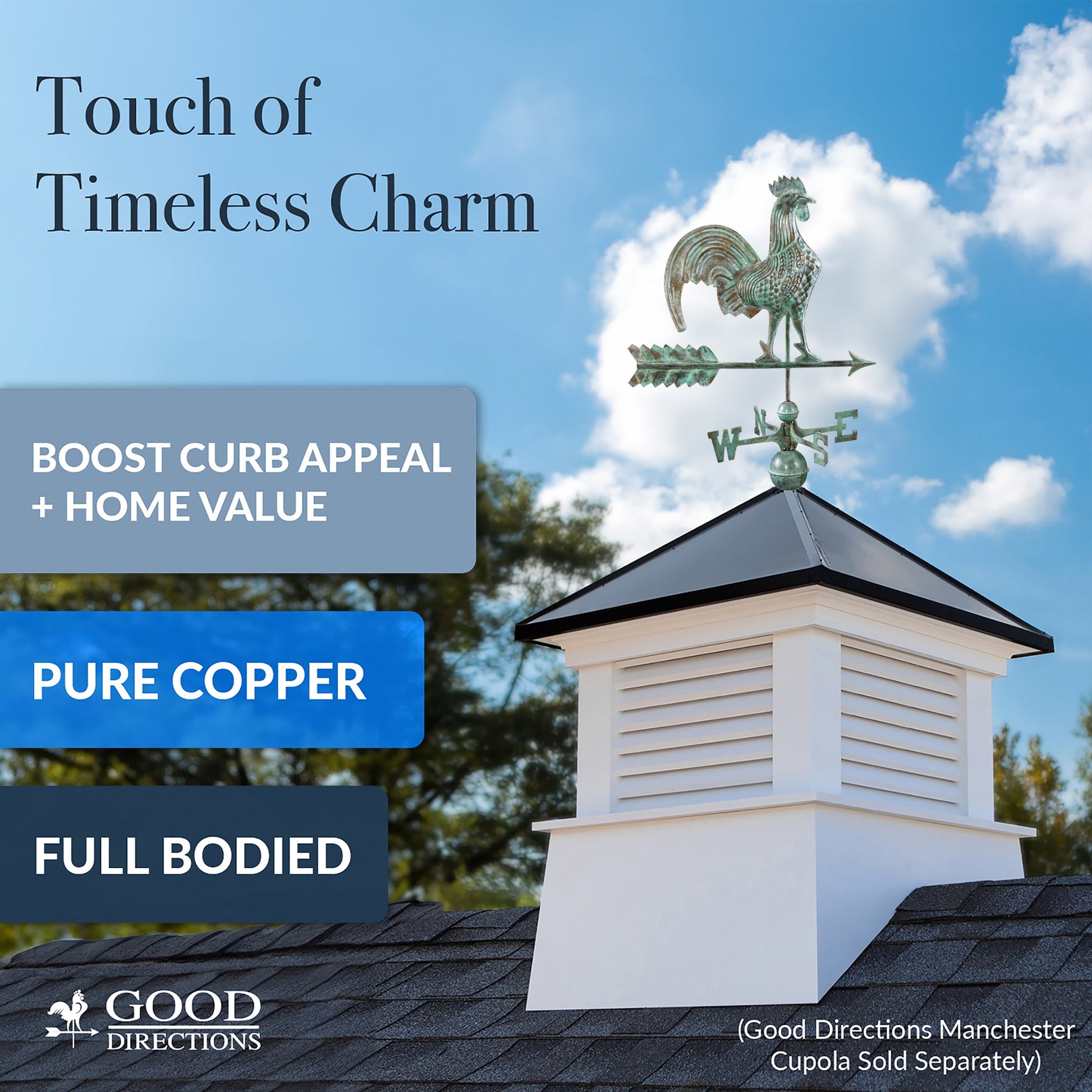 Rooster Weathervane - Good Directions