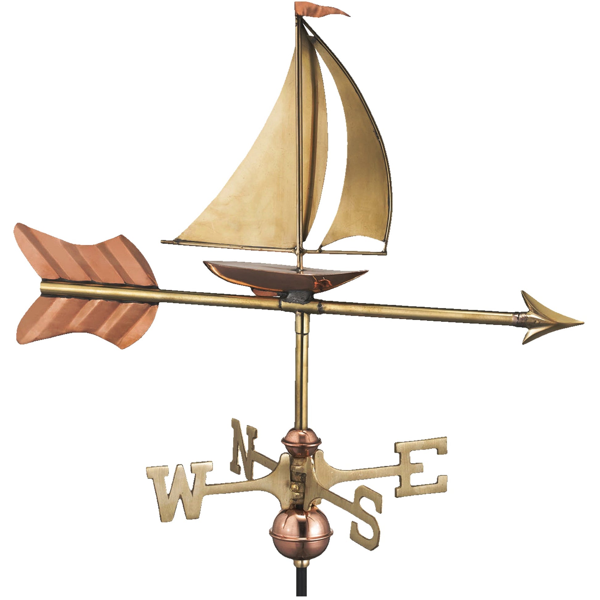 Sailboat Cottage Weathervane - Good Directions