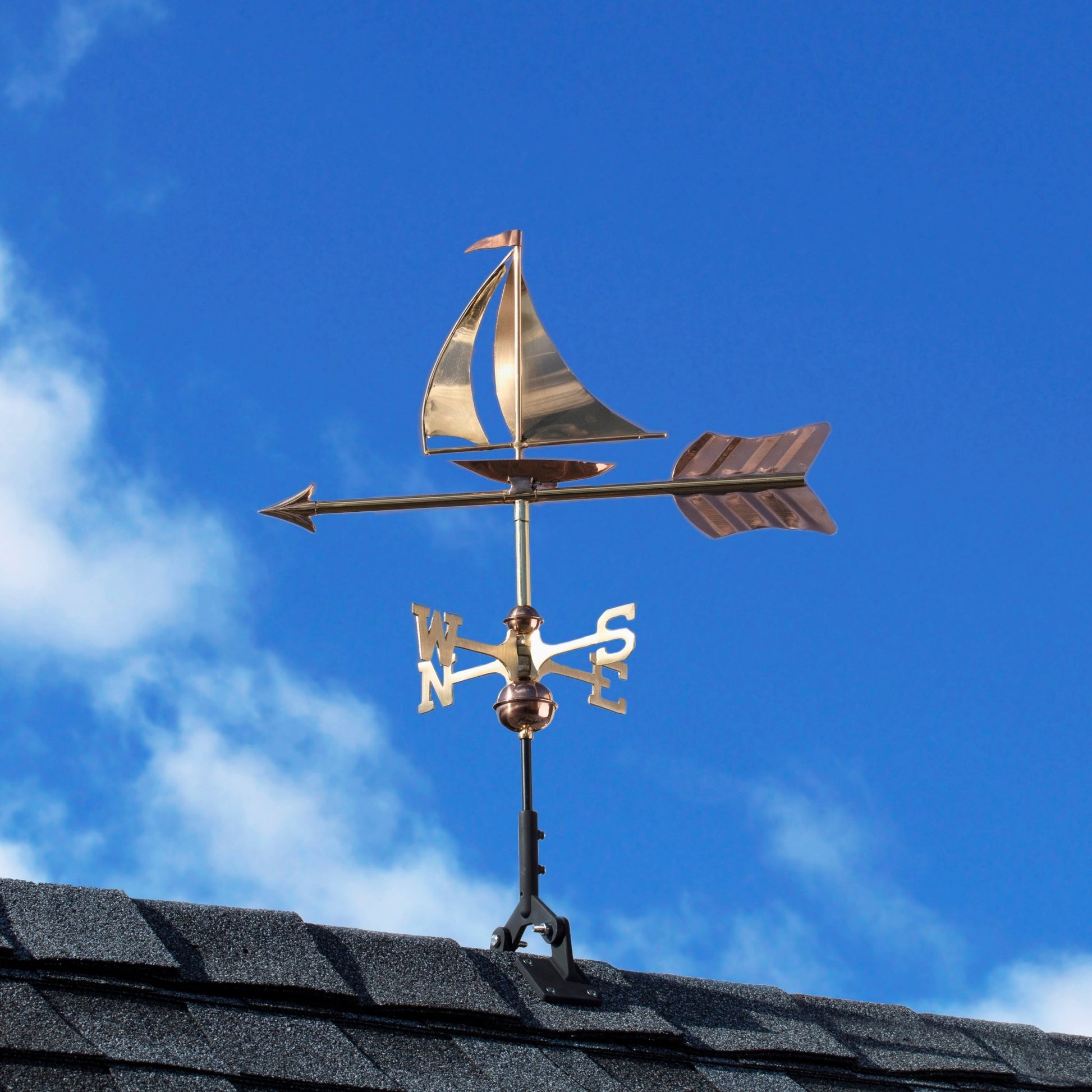 Sailboat Cottage Weathervane - Good Directions