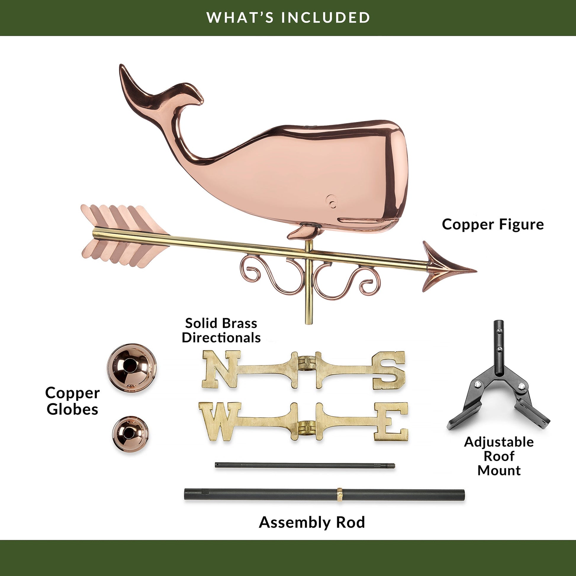 Save the Whales™ Weathervane - Good Directions