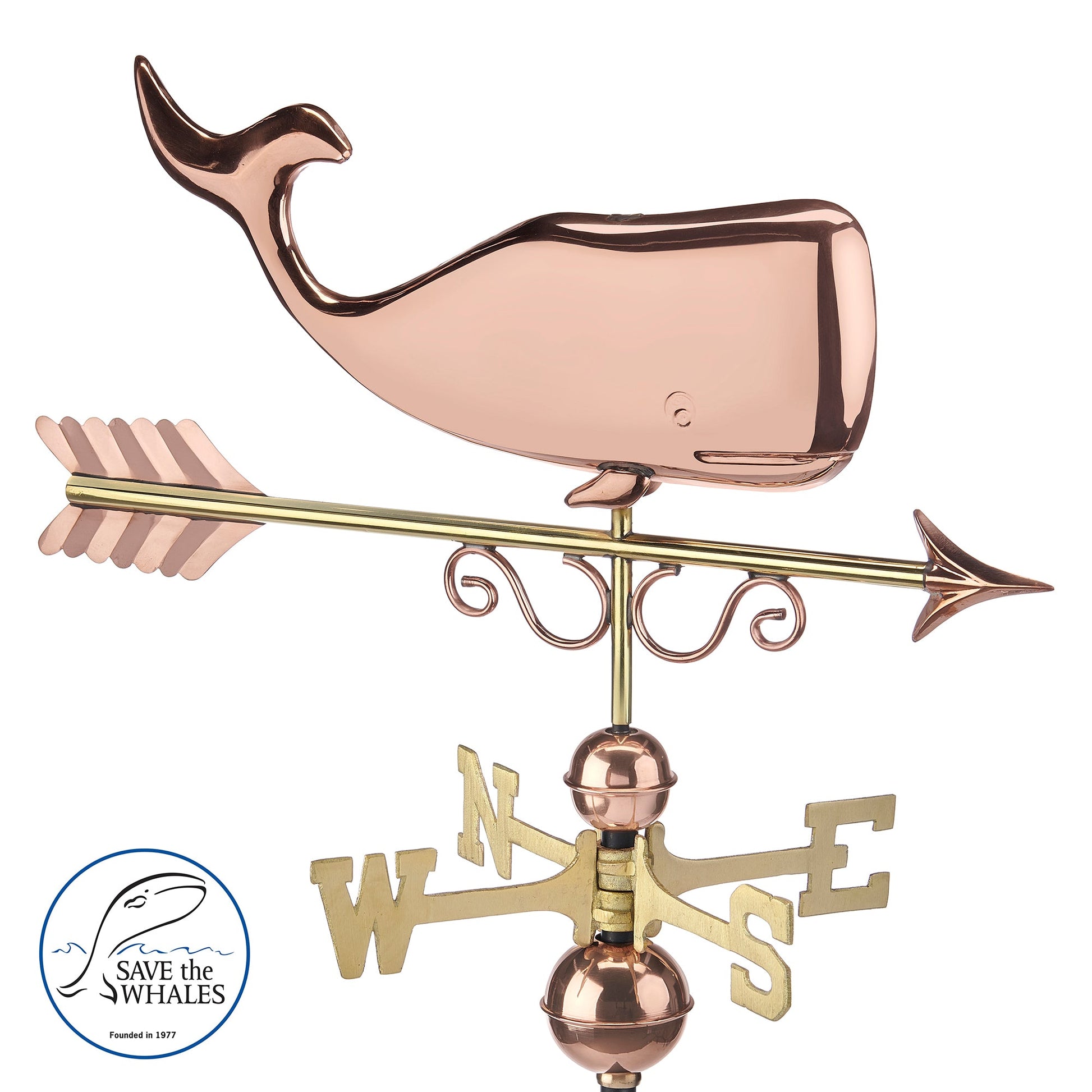 Save the Whales™ Weathervane - Good Directions