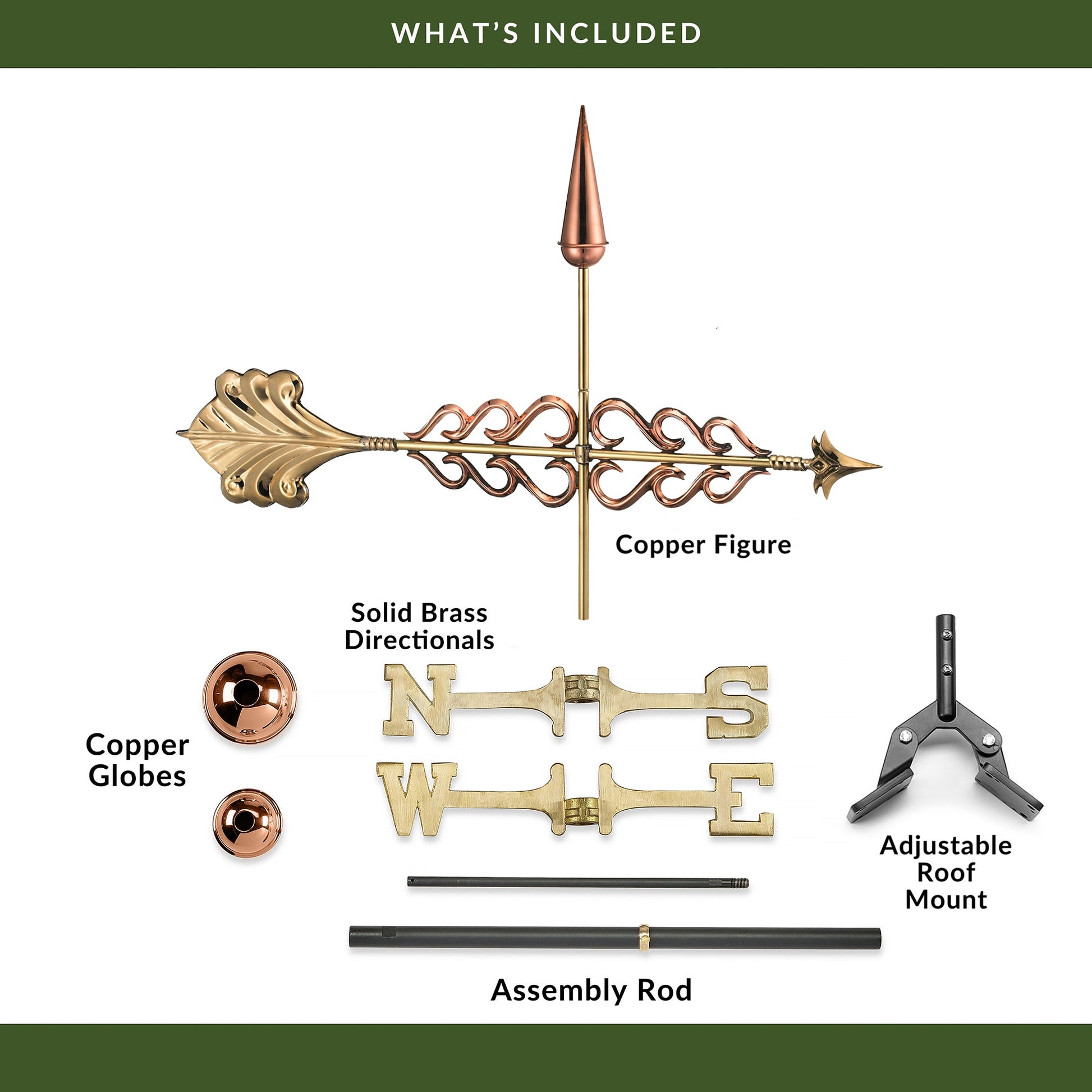 Smithsonian Arrow Weathervane - Good Directions