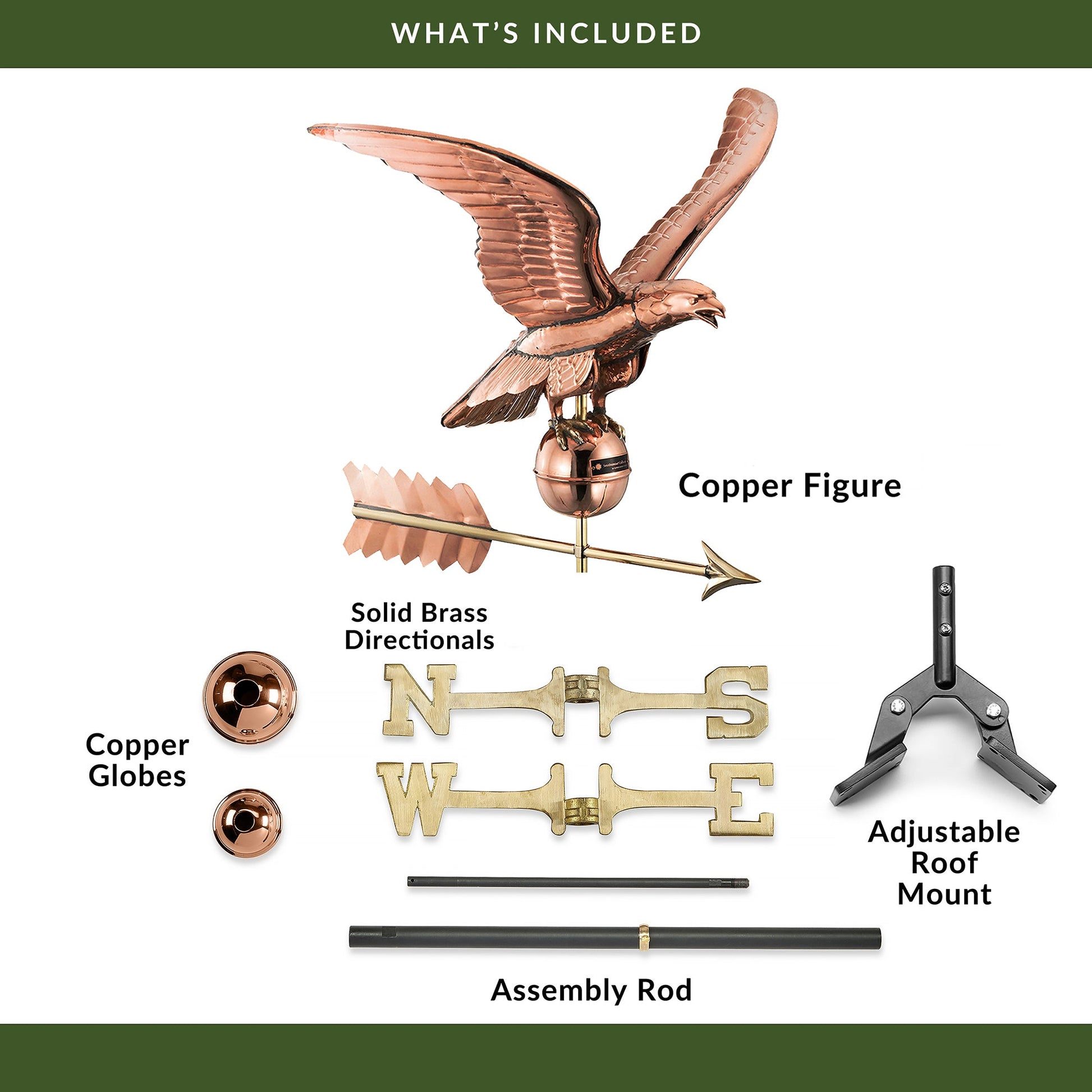 Smithsonian Eagle Weathervane - Good Directions