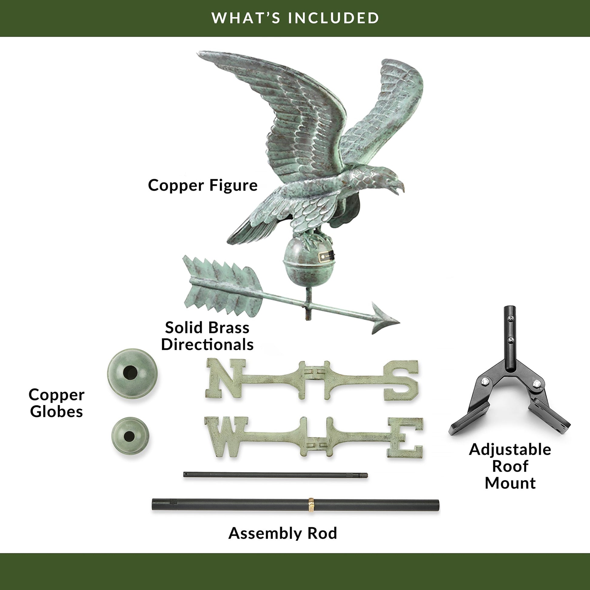 Smithsonian Eagle Weathervane - Good Directions