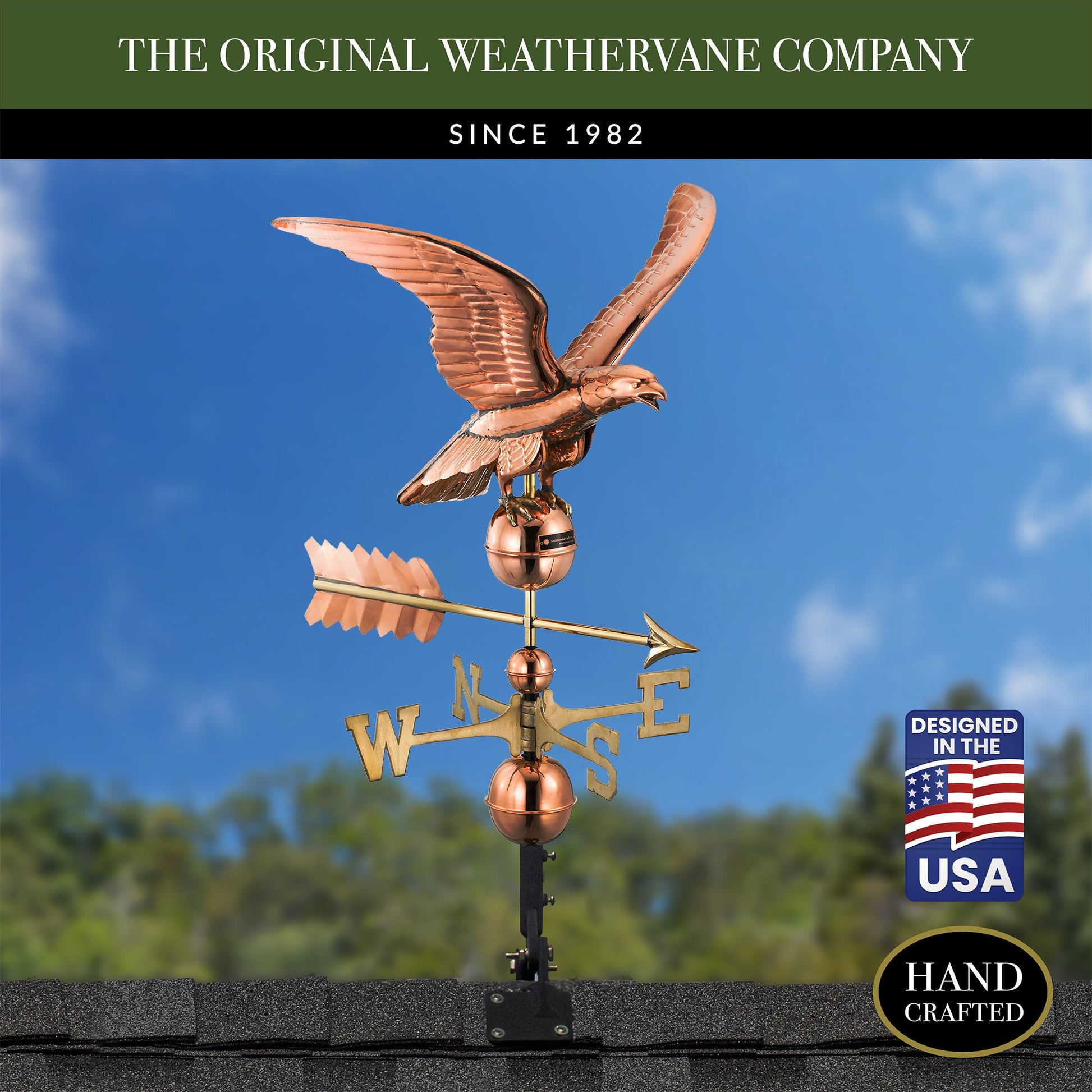 Smithsonian Eagle Weathervane - Good Directions