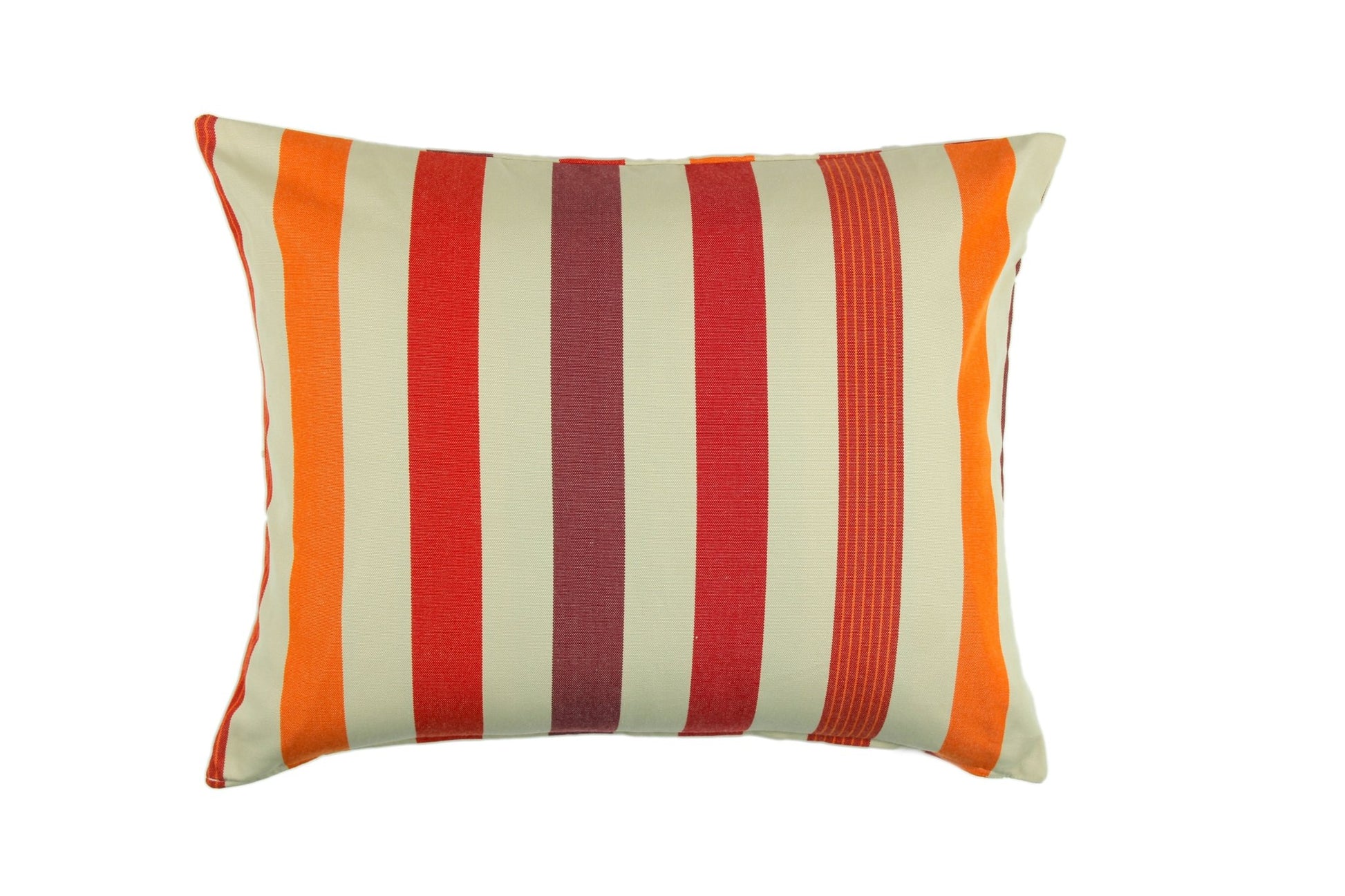 Sorbet Stripe & Poppy Floral Pillow Bundle - Indoor & Outdoor Accent - Good Directions