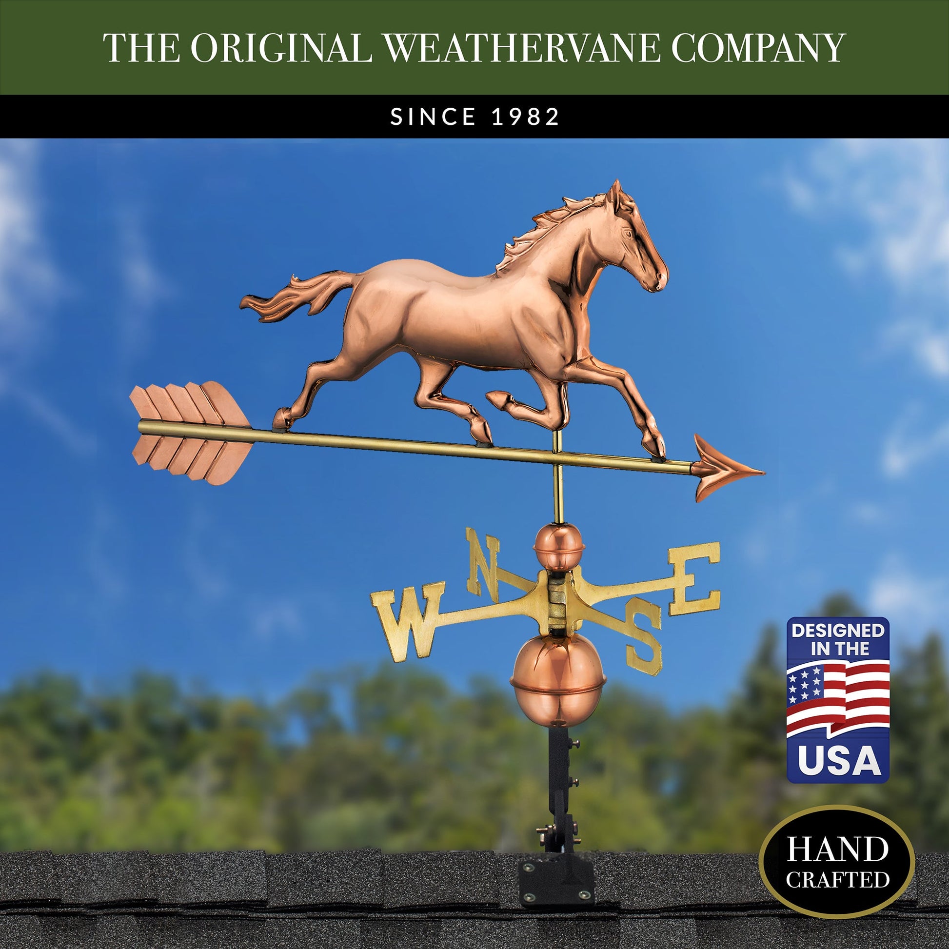 Trotting Horse Weathervane - Good Directions